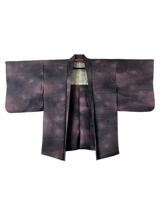 Vintage Color Haori - Elegant flow of purple -