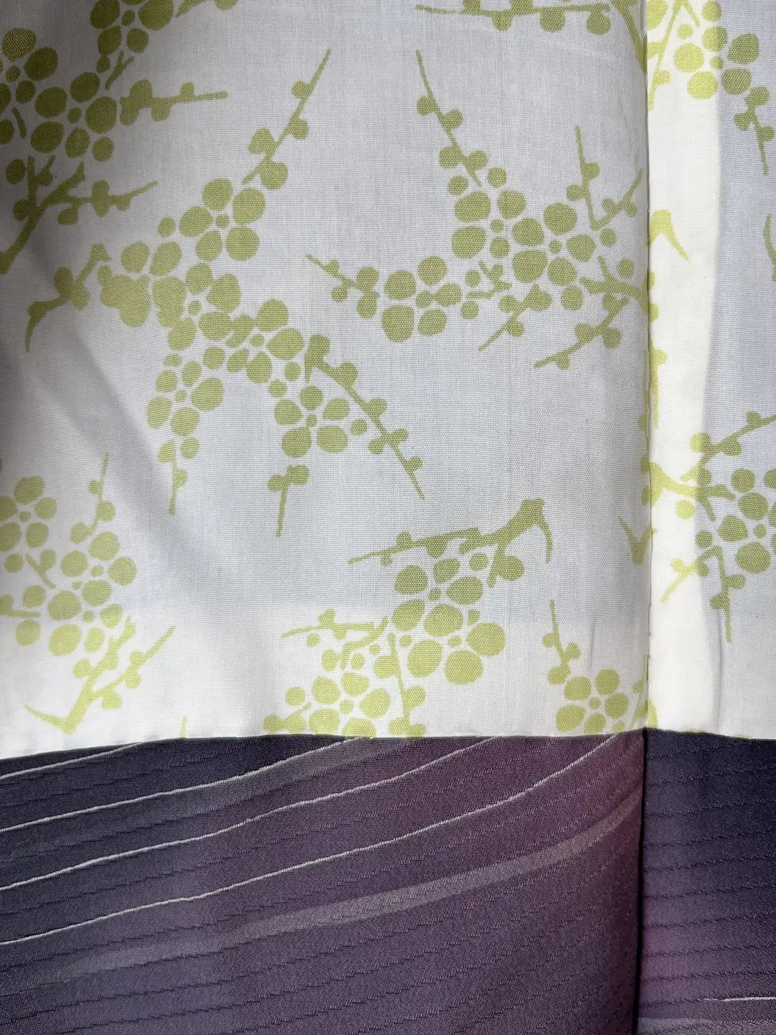 Vintage kleur Haori - Elegante stroom paars -