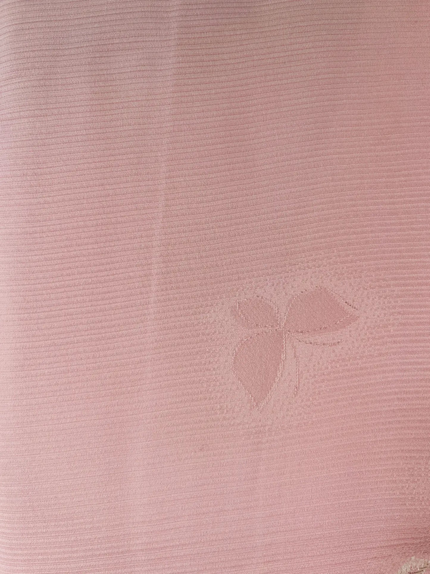 Vintage Color Haori - Light pink with red butterflies -