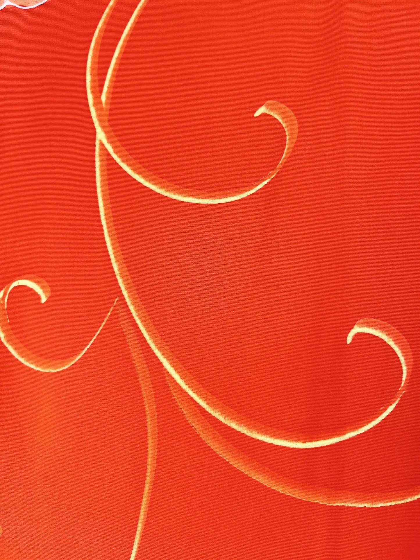 Vintage Color Haori - Orange vines -