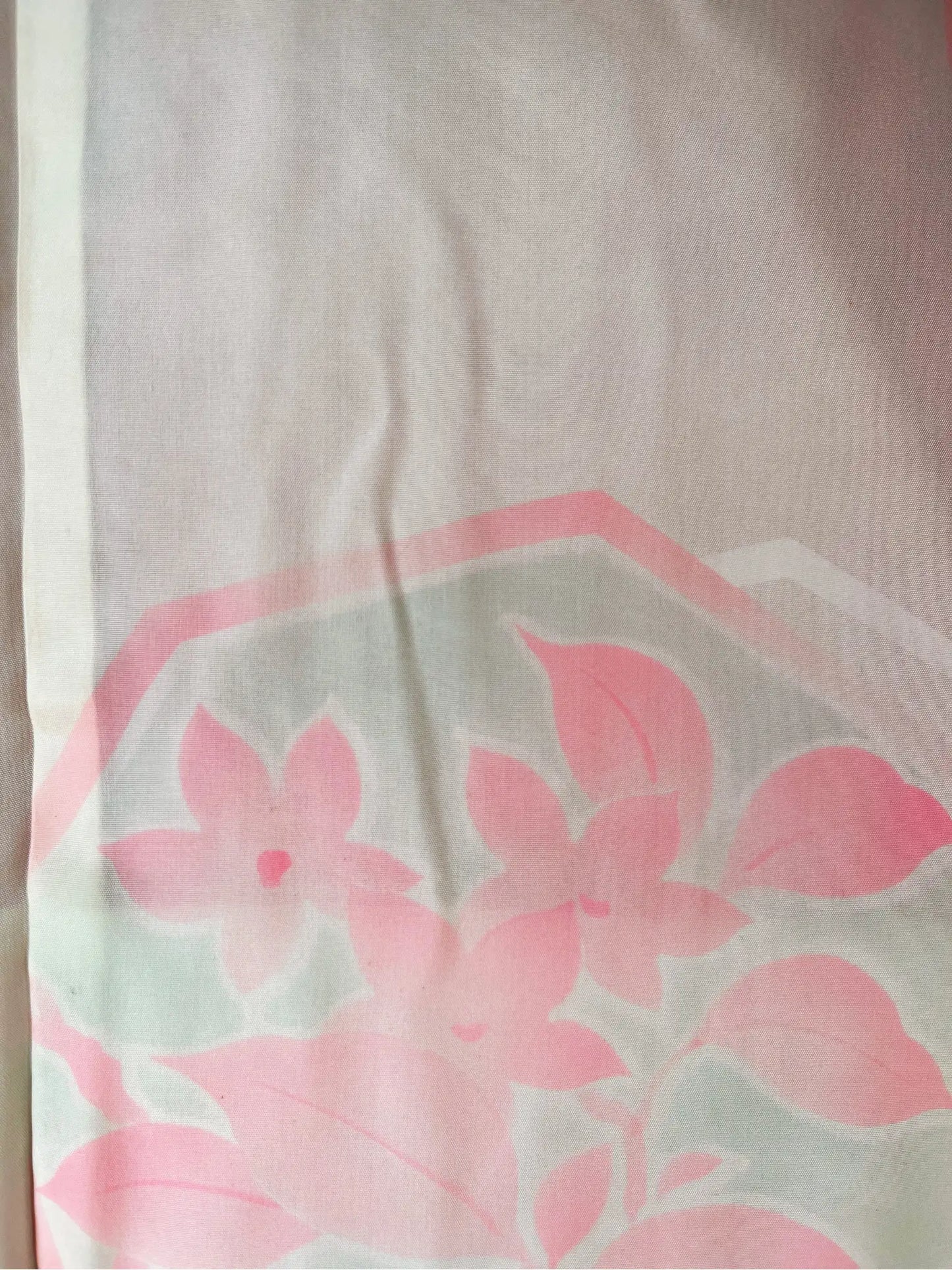 Vintage Color Haori - Orange Japanese Triangles -