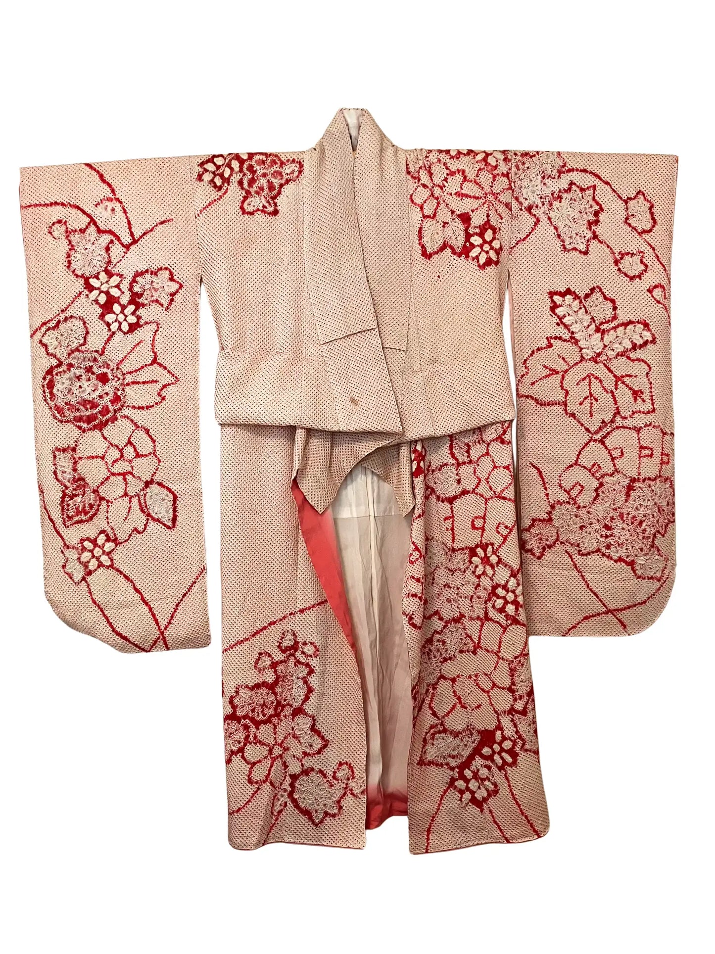 Vintage Furisode - Shibori  The spirit of flowers and grasses - Hallelujah original arrange