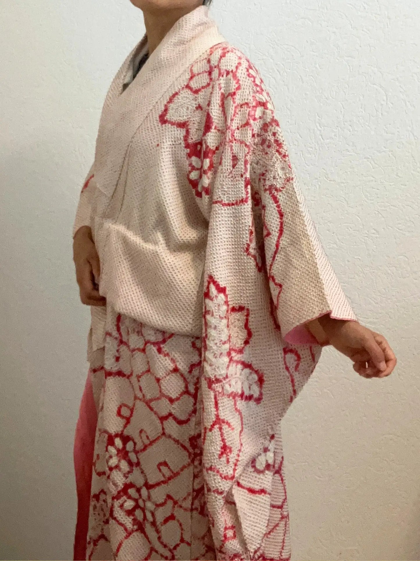 Vintage Furisode - Shibori  The spirit of flowers and grasses - Hallelujah original arrange