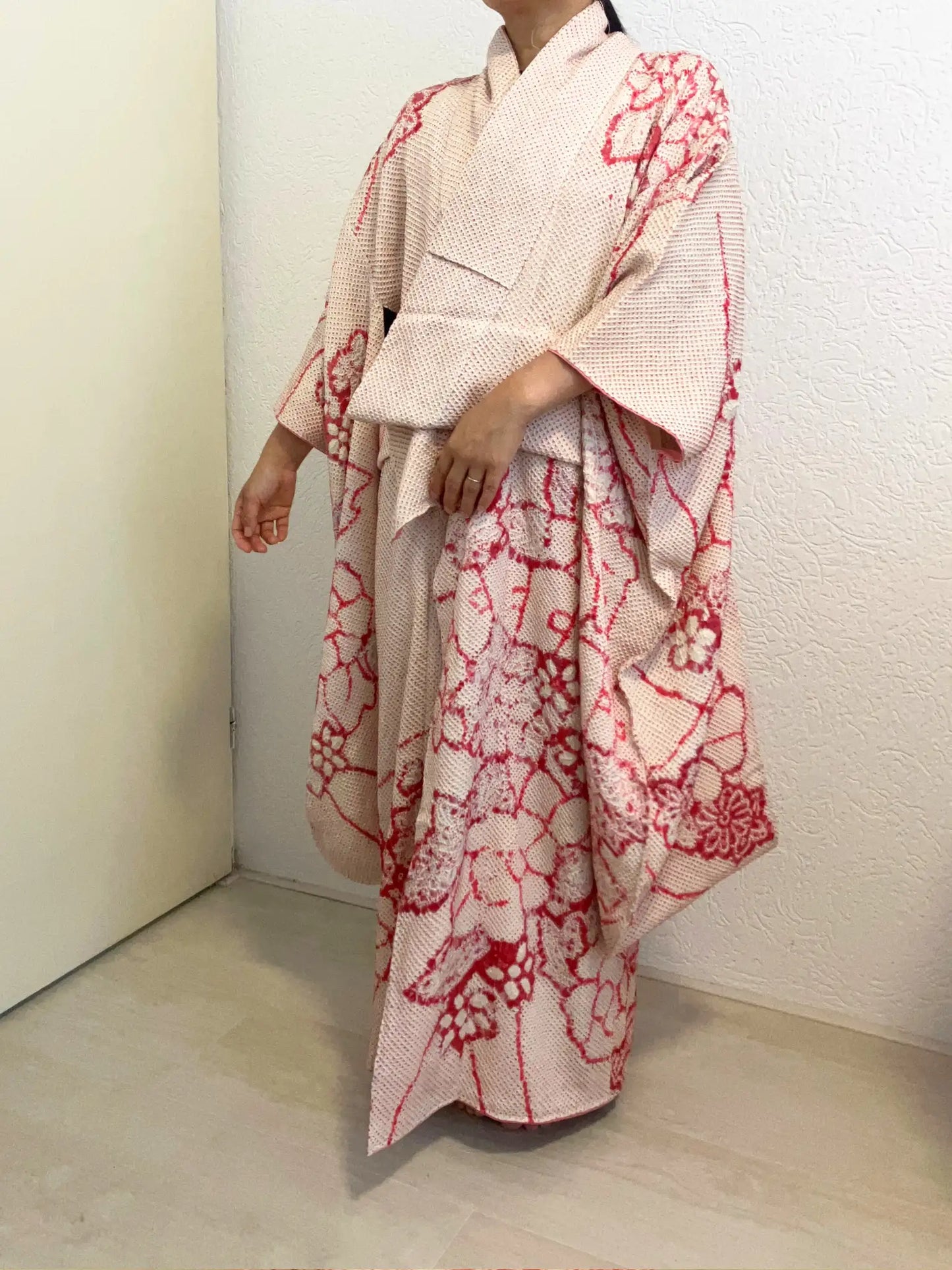 Vintage Furisode - Shibori  The spirit of flowers and grasses - Hallelujah original arrange