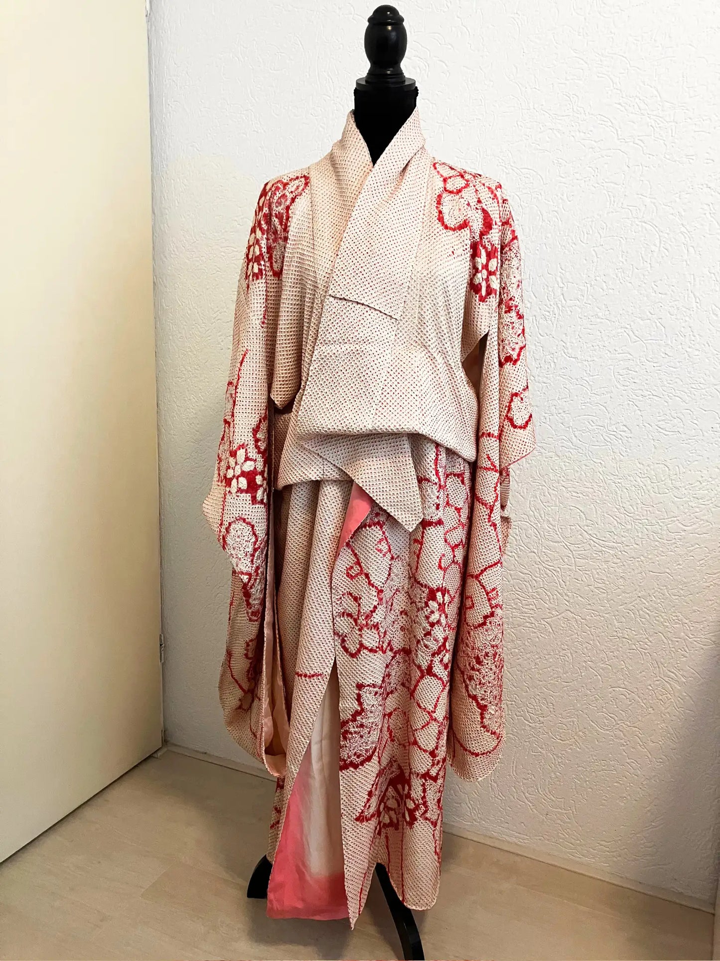 Vintage Furisode - Shibori  The spirit of flowers and grasses - Hallelujah original arrange