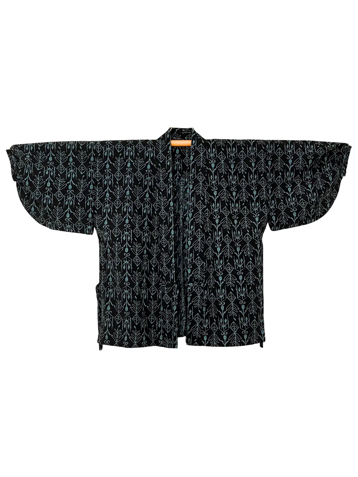 Vintage Kurzer Kimono - Navy Mebuki -