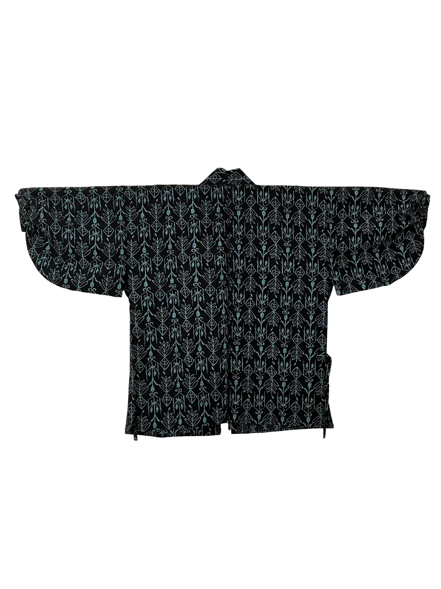 Vintage Kurzer Kimono - Navy Mebuki -