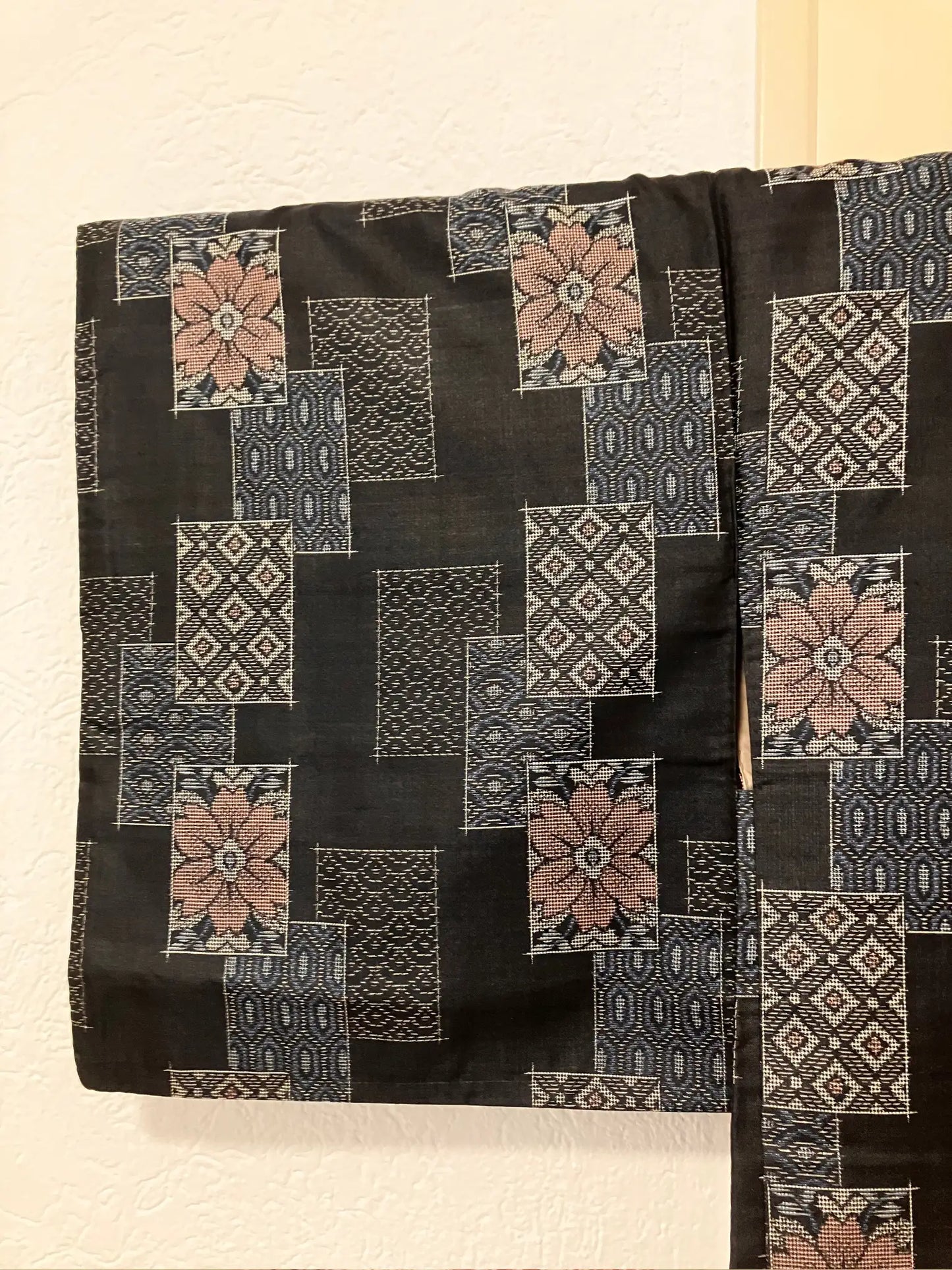 Vintage Haori - Schwarze Glückskarte -