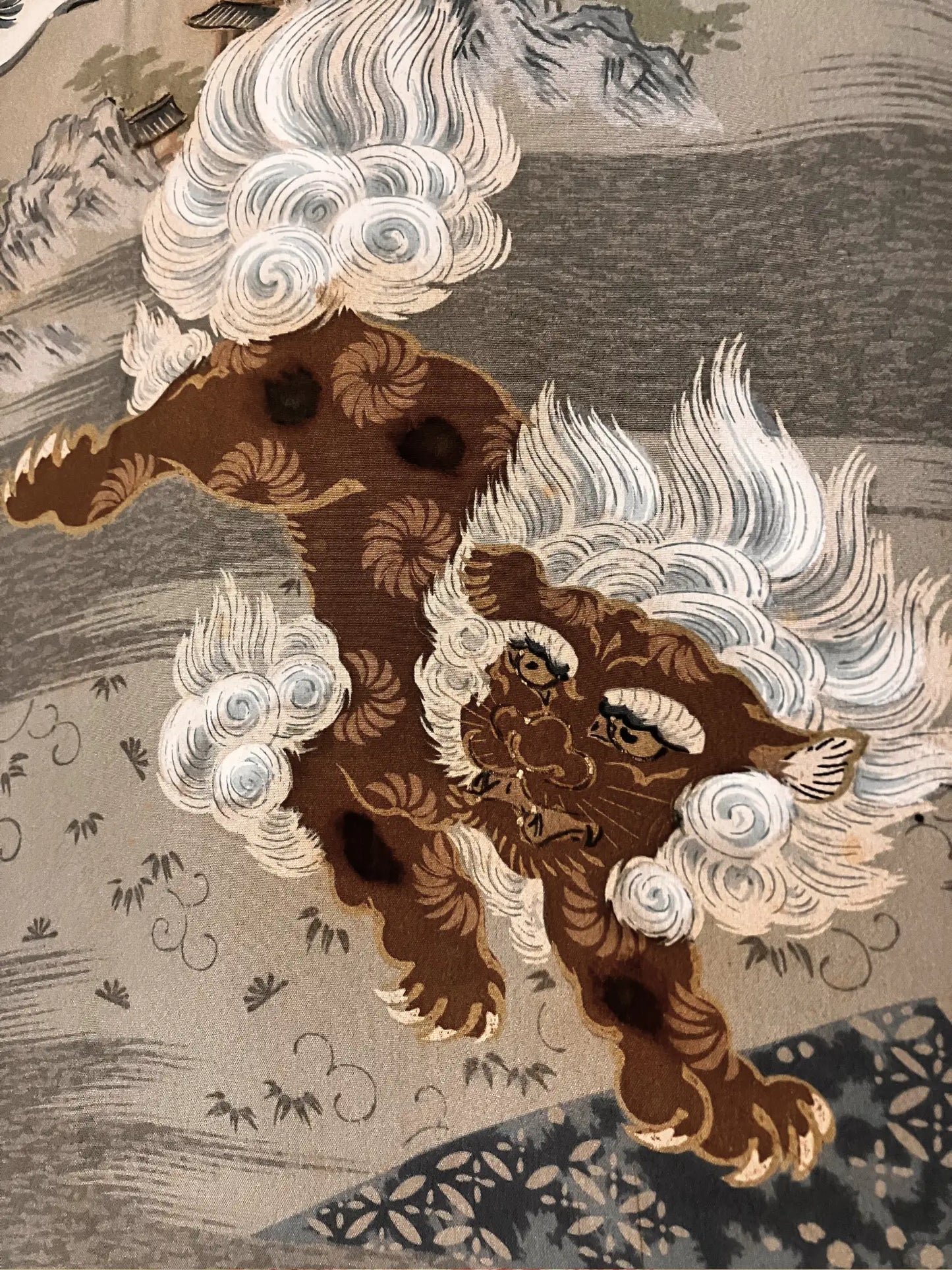 Vintage Black Haori - koma-inu -