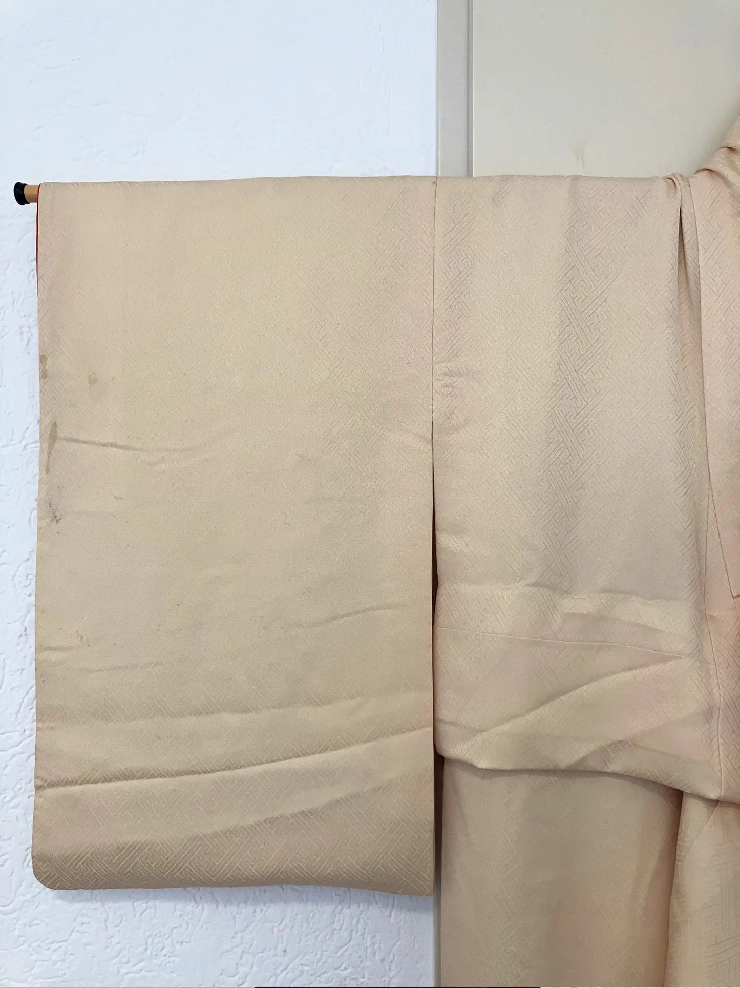 Vintage  homongi kimono - Creamwhite  Sensu and tachibana - Hallelujah original arrange