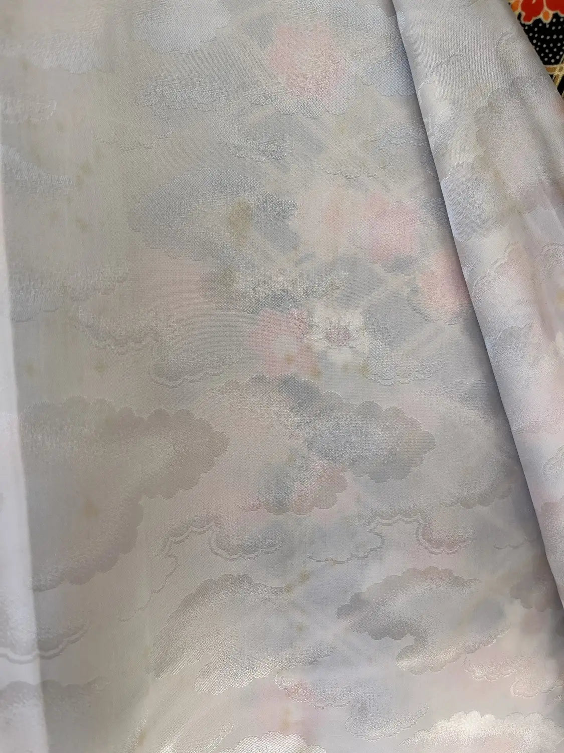 Vintage Haori - Schwarz Volle Blütenpracht. -