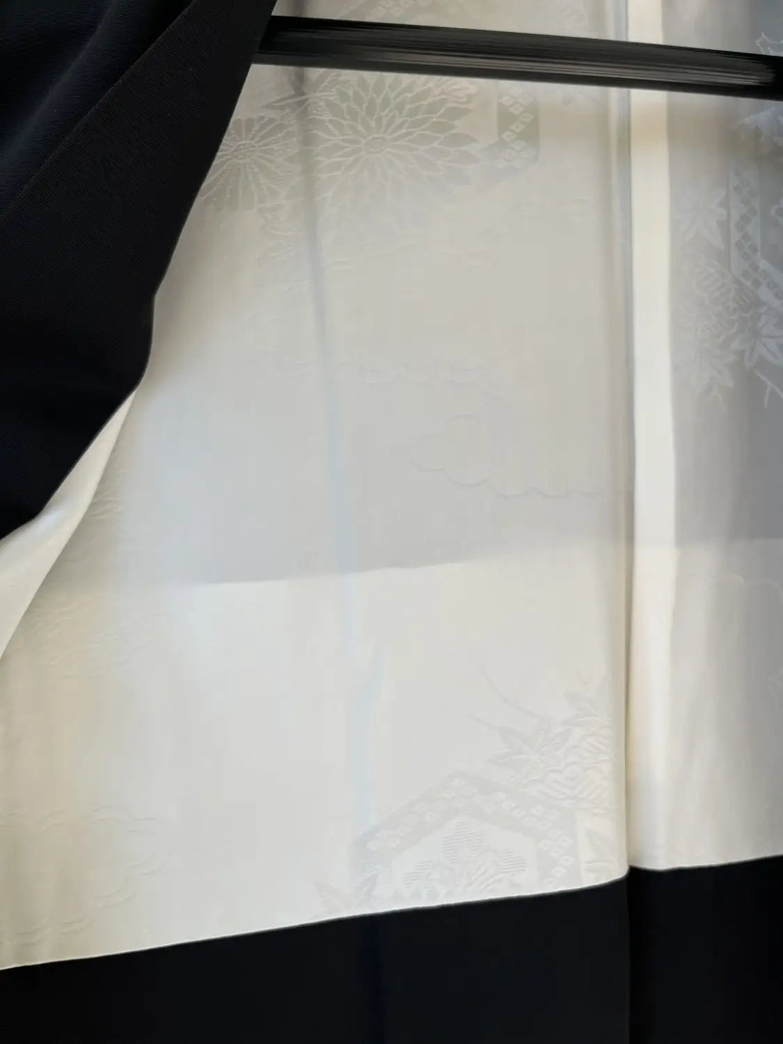 vintage Black Haori - Bundle de broderie verte -