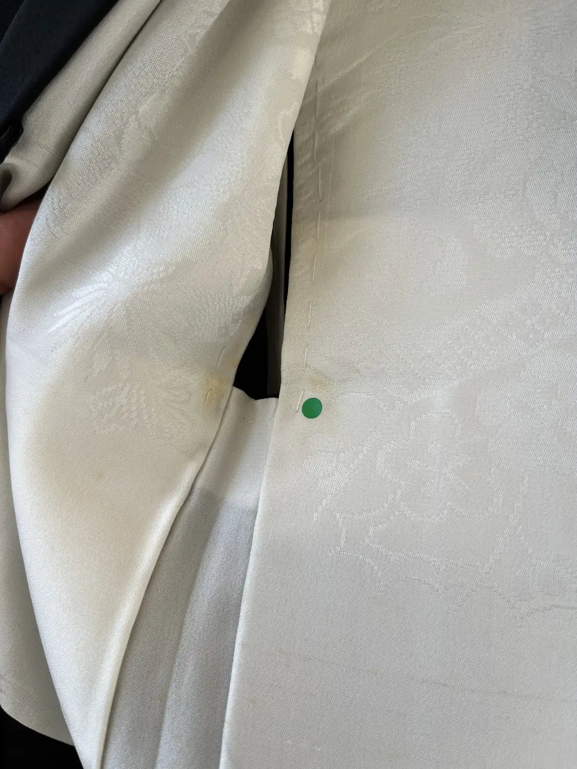 vintage Black Haori - Bundle de broderie verte -