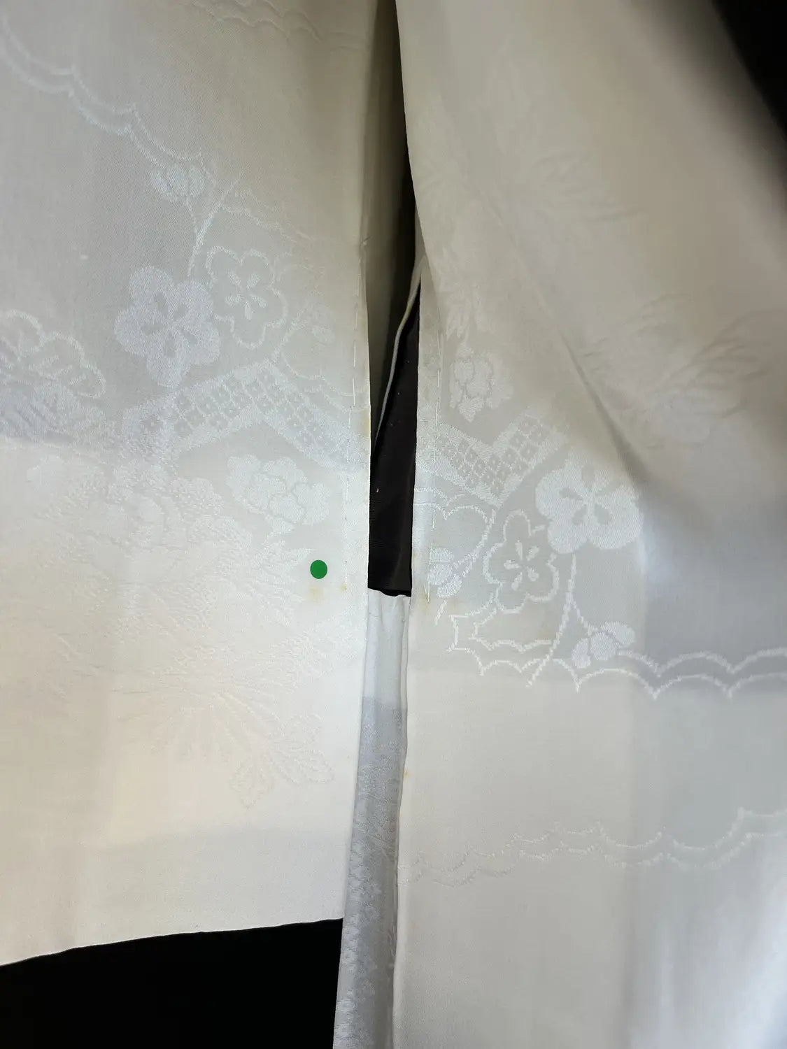 vintage Black Haori - Bundle de broderie verte -