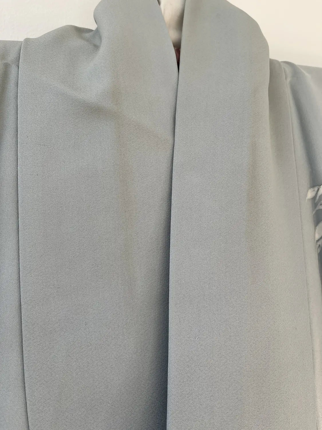 Vintage  homongi kimono - Gray snowy landscape - Hallelujah original arrange