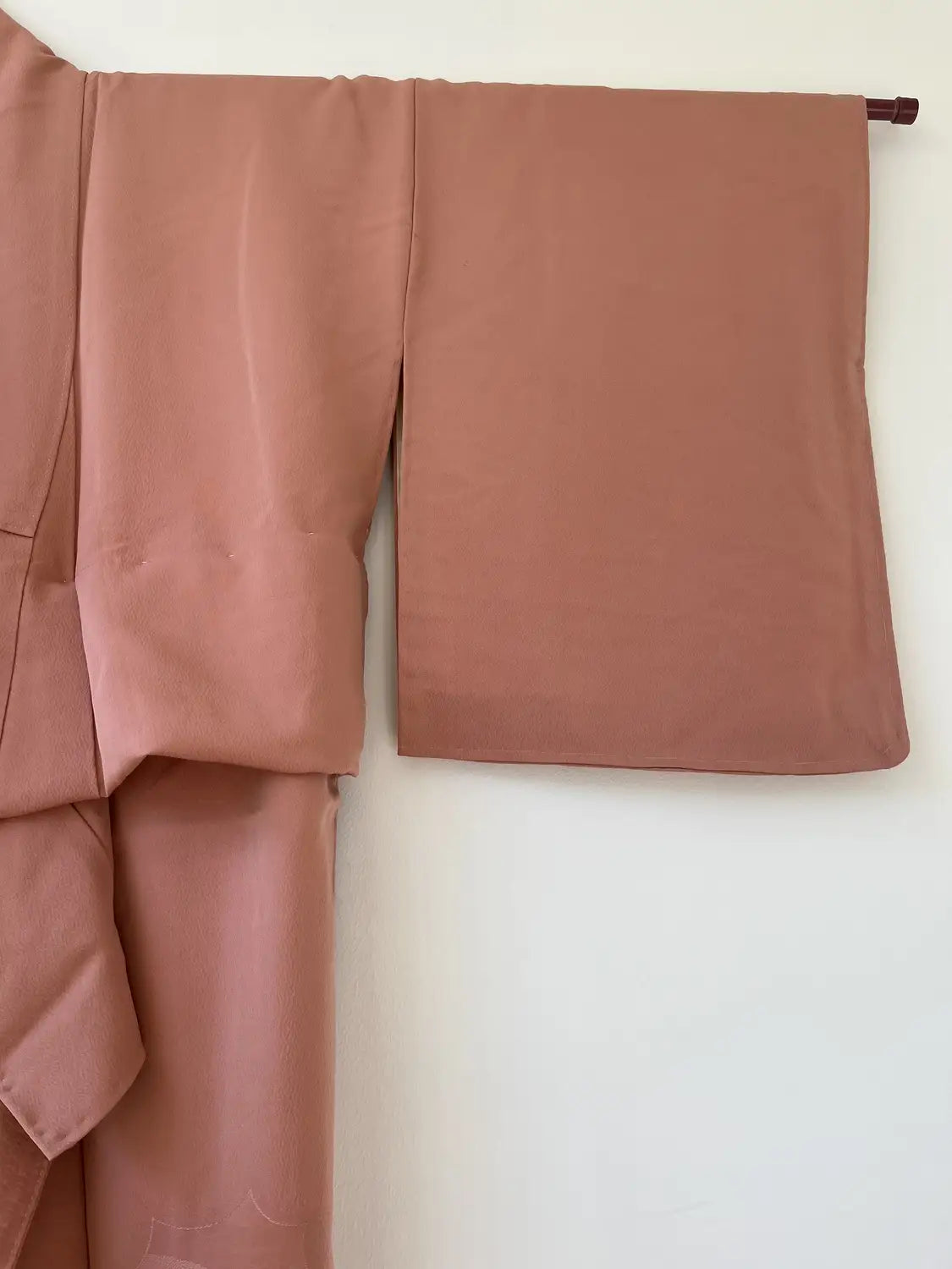 Vintage Iromuji-Kimono - Rosa Seigaiha und Wolken - Halleluja original arrangiert