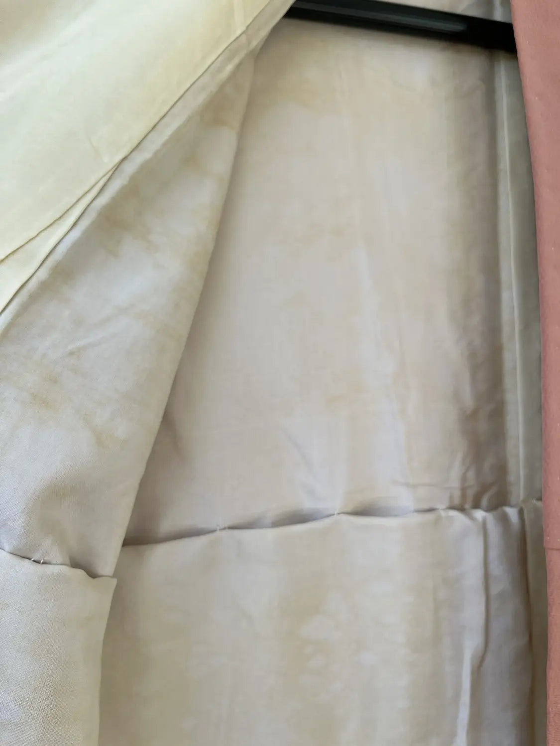 Vintage Iromuji-Kimono - Rosa Seigaiha und Wolken - Halleluja original arrangiert