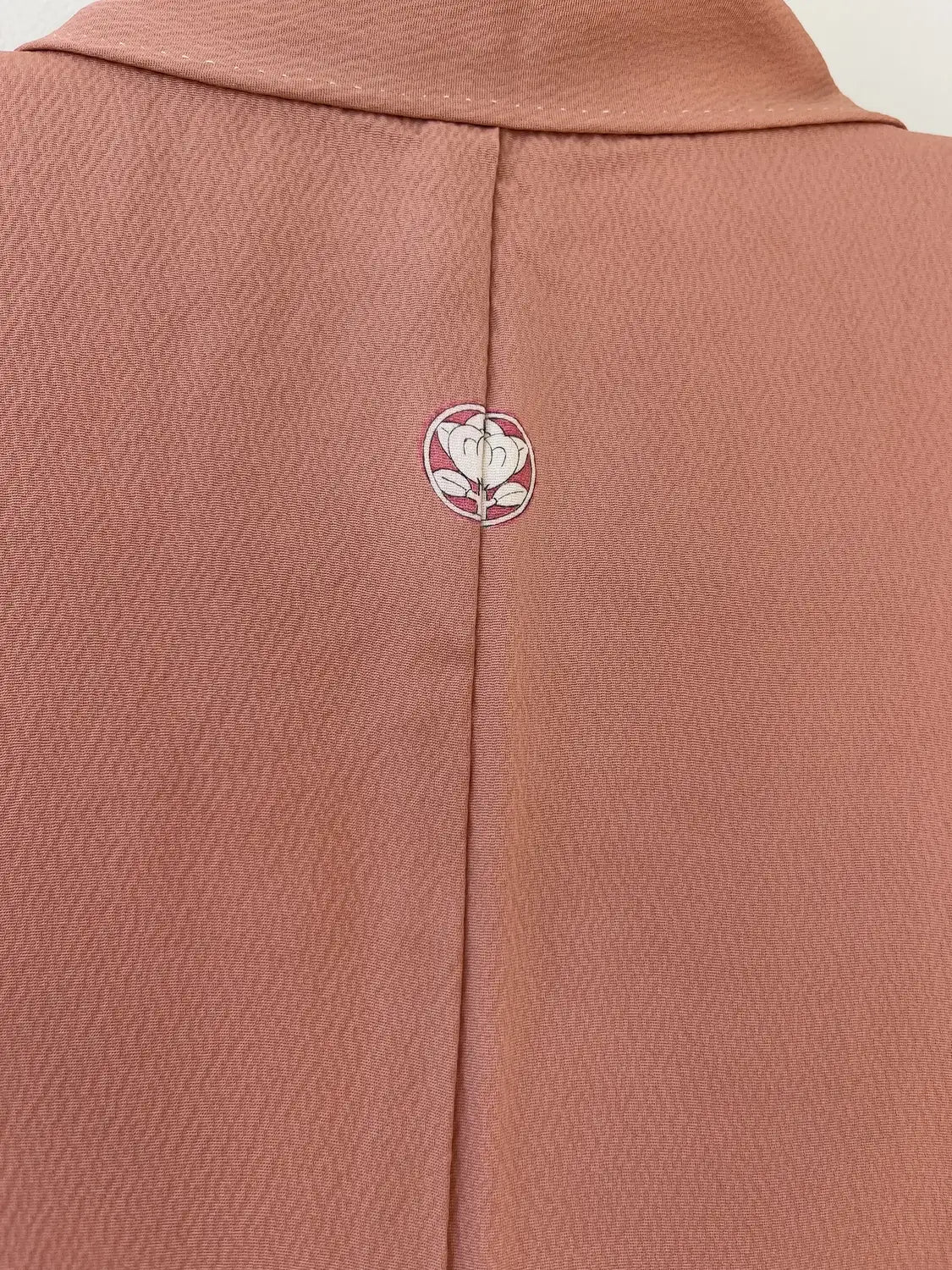 Vintage Iromuji-Kimono - Rosa Seigaiha und Wolken - Halleluja original arrangiert