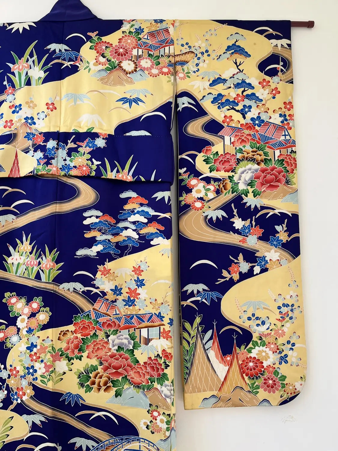 Vintage Furisode - Prachtig bergdorp - Hallelujah origineel arrangement