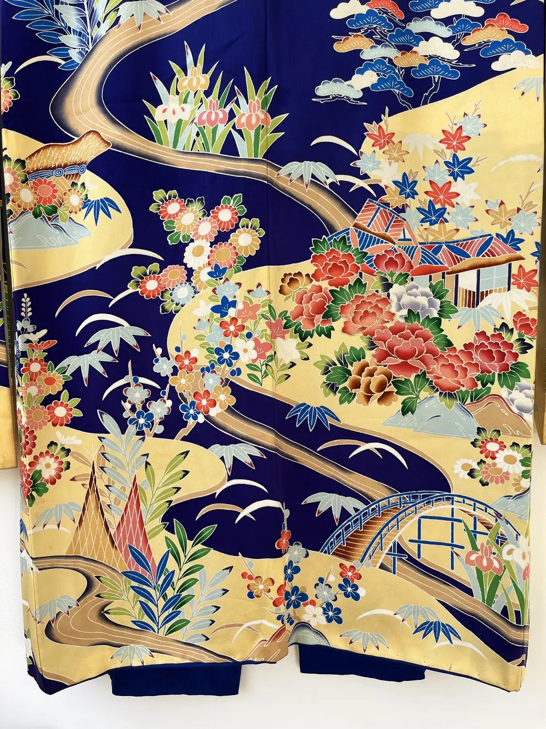 Vintage Furisode - Prachtig bergdorp - Hallelujah origineel arrangement