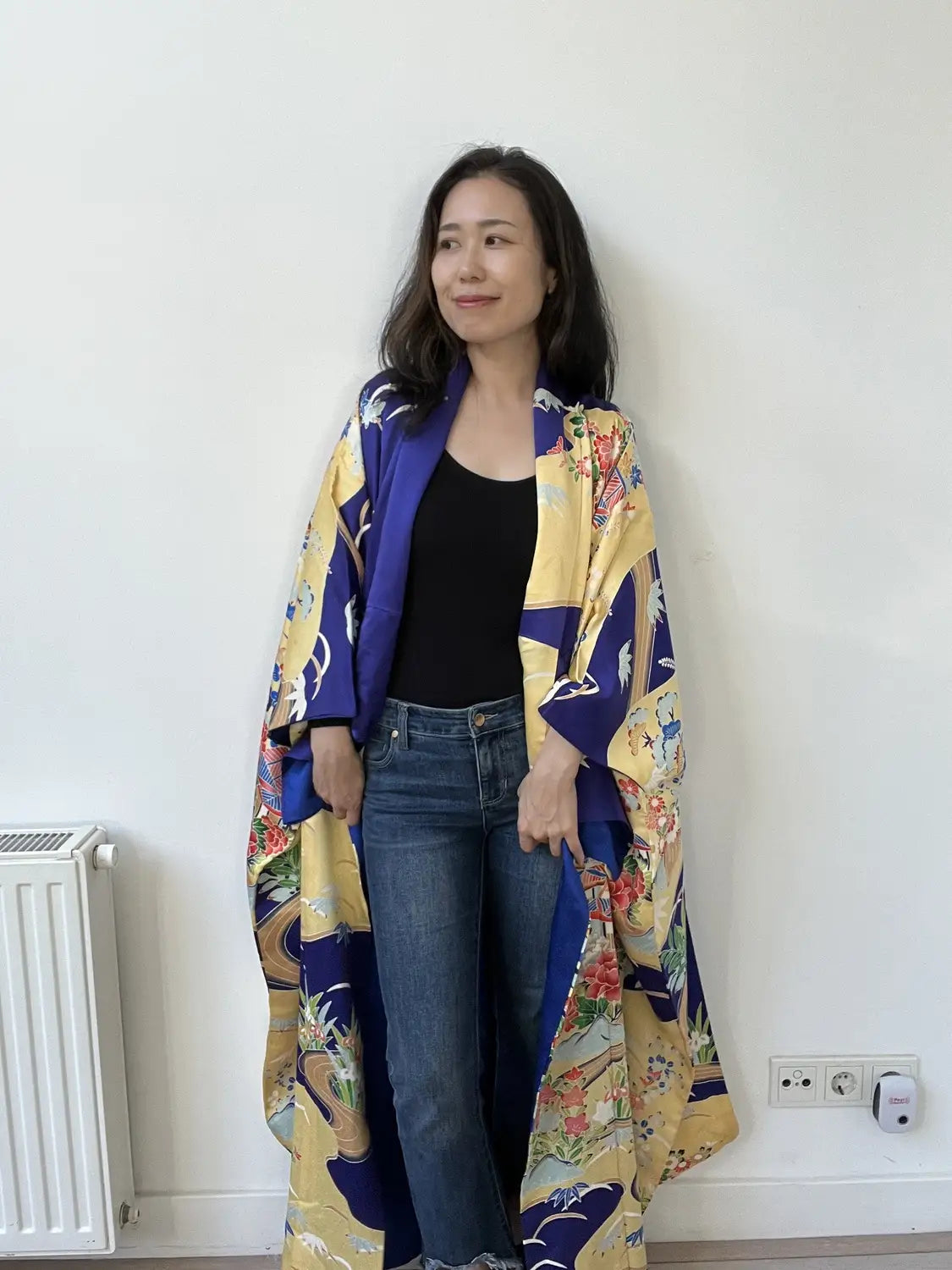 Vintage Furisode - Prachtig bergdorp - Hallelujah origineel arrangement