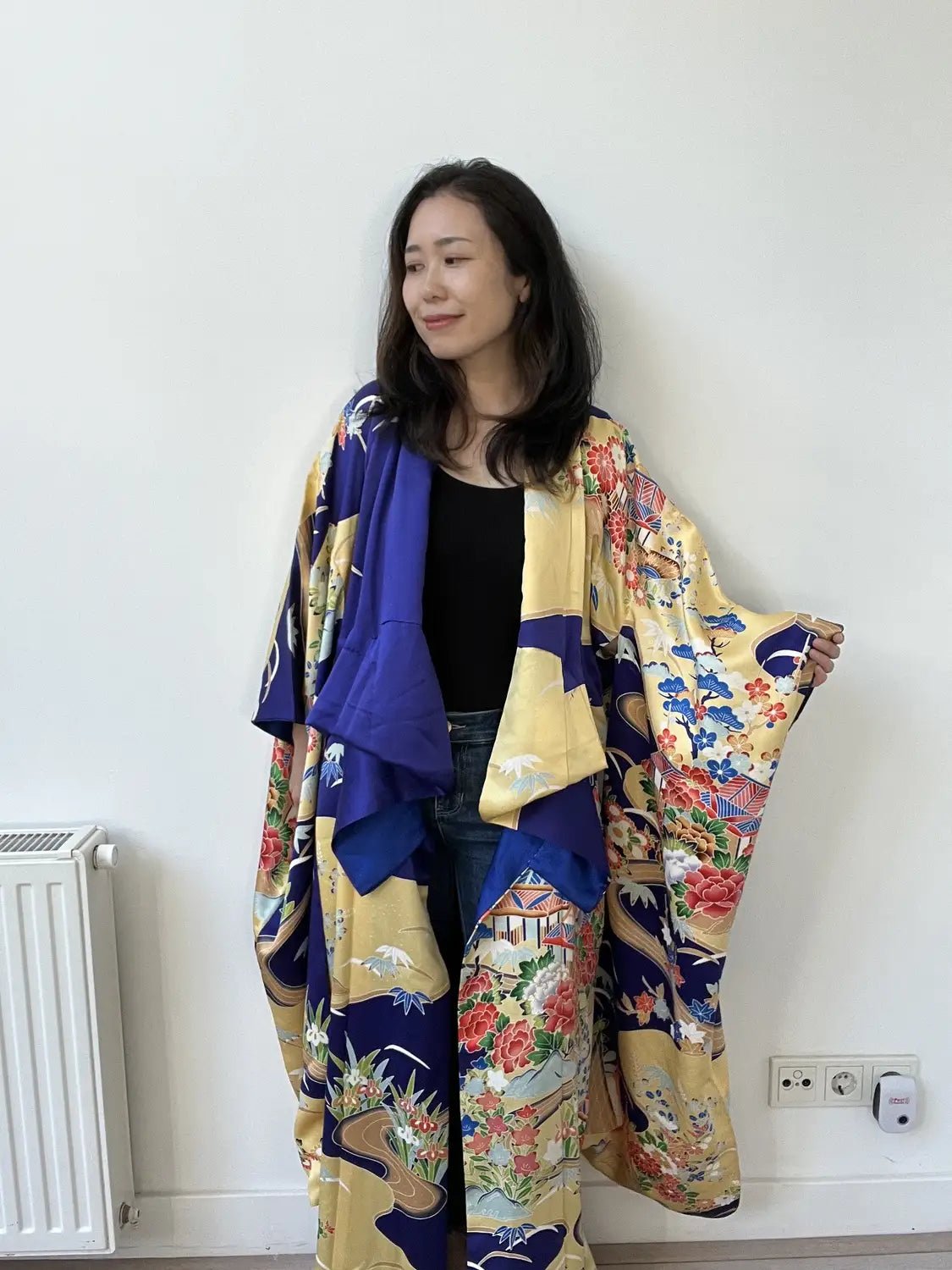 Vintage Furisode - Prachtig bergdorp - Hallelujah origineel arrangement