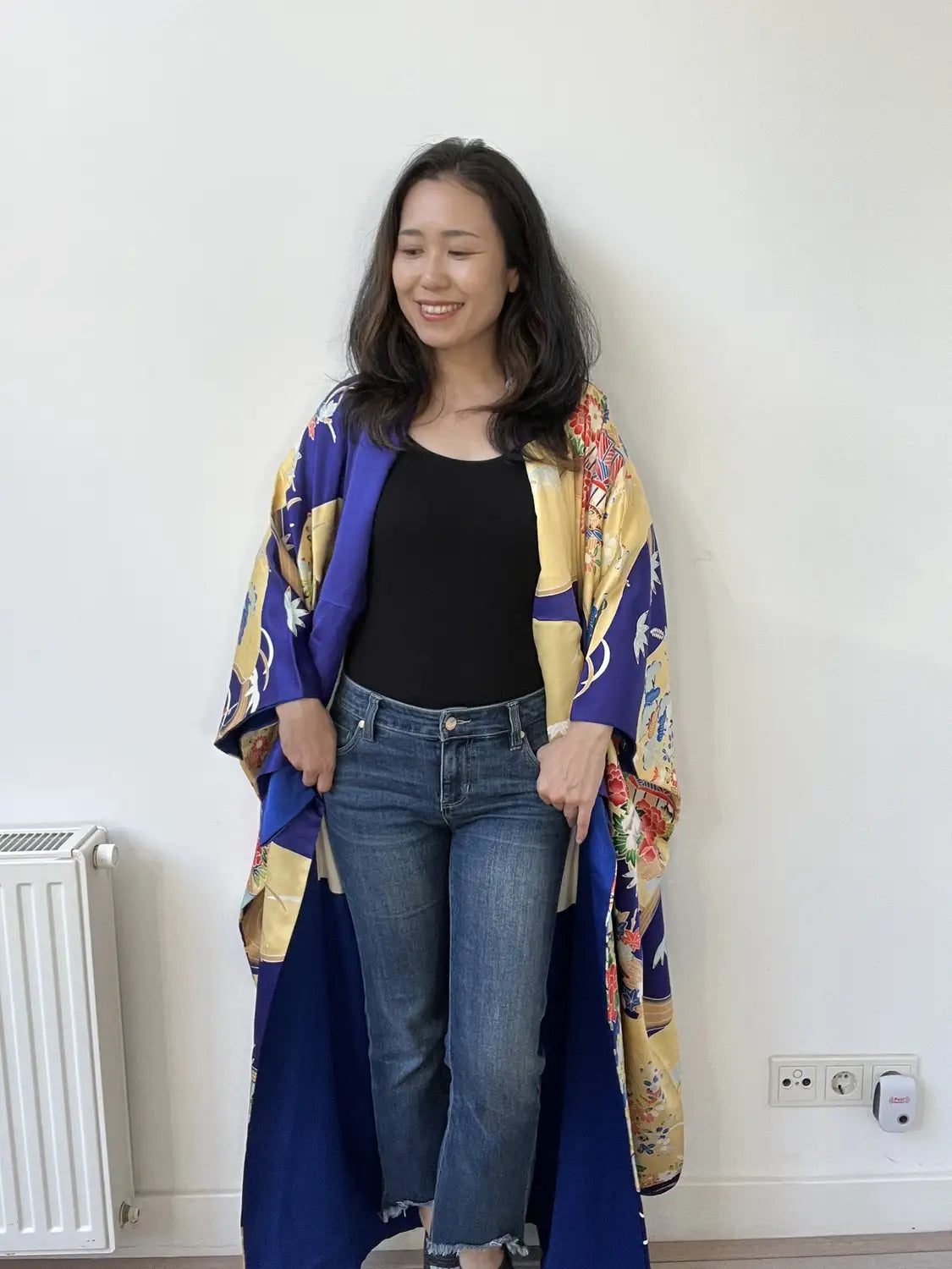 Vintage Furisode - Prachtig bergdorp - Hallelujah origineel arrangement