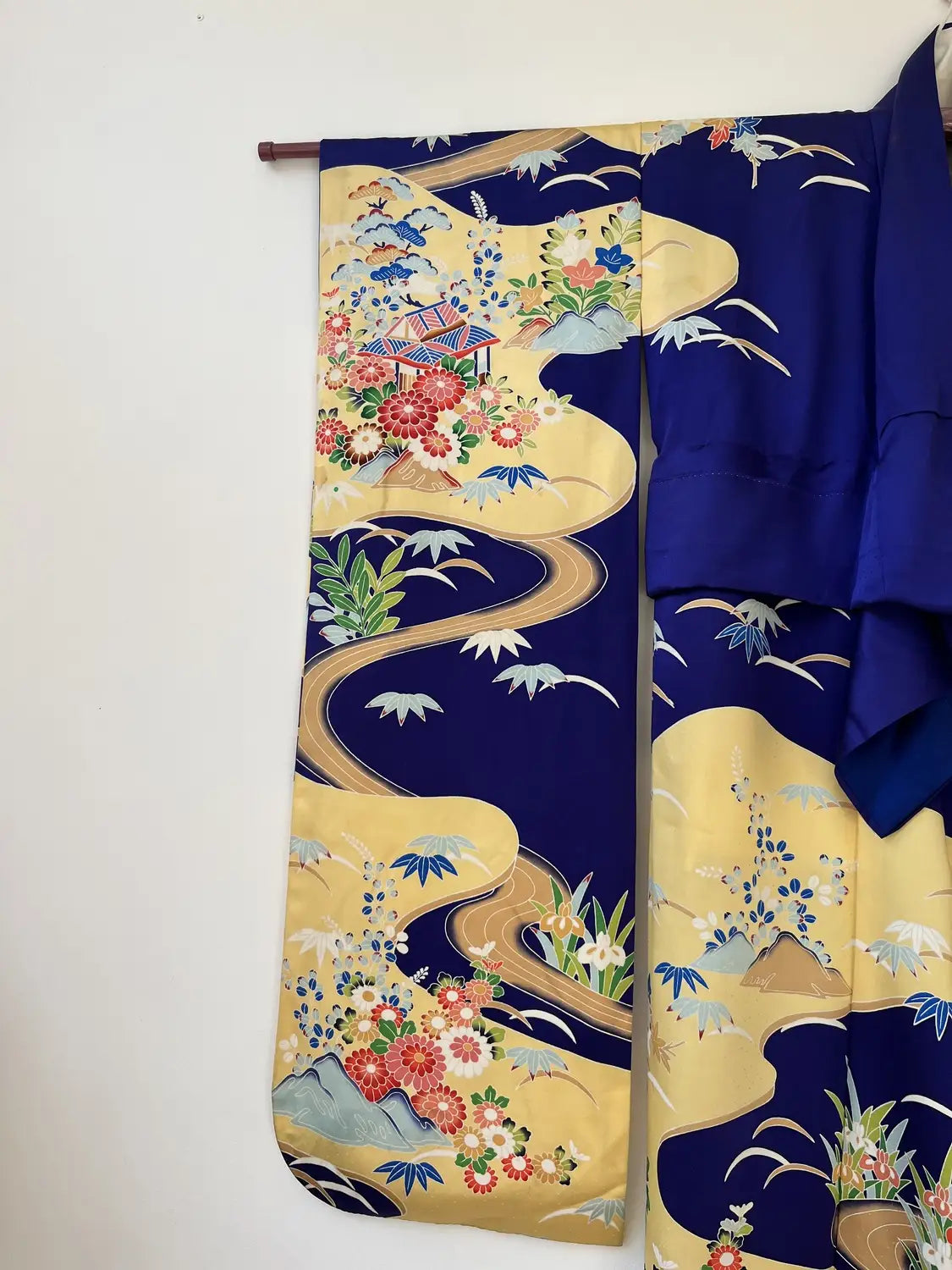 Vintage Furisode - Prachtig bergdorp - Hallelujah origineel arrangement