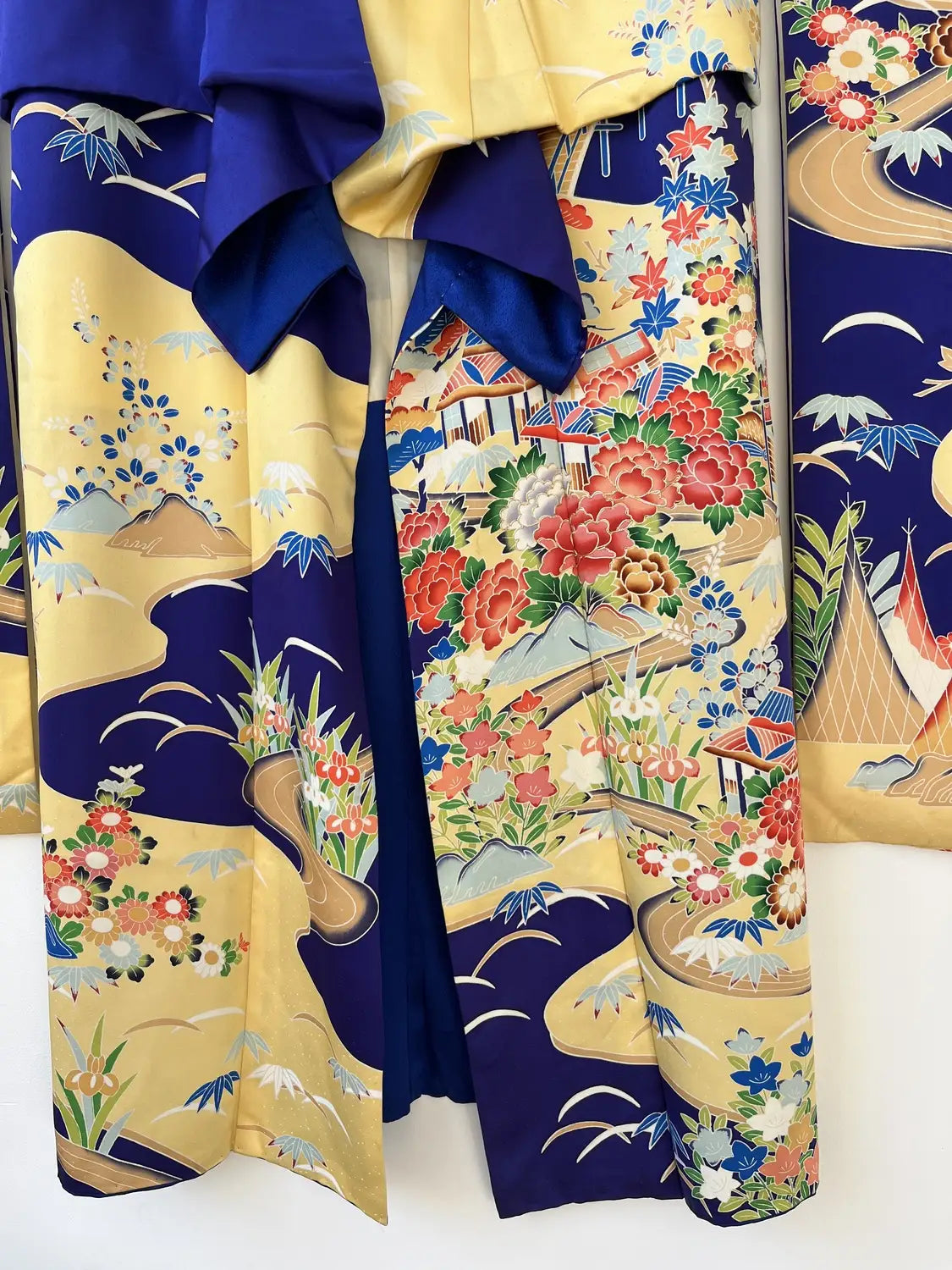 Vintage Furisode - Prachtig bergdorp - Hallelujah origineel arrangement