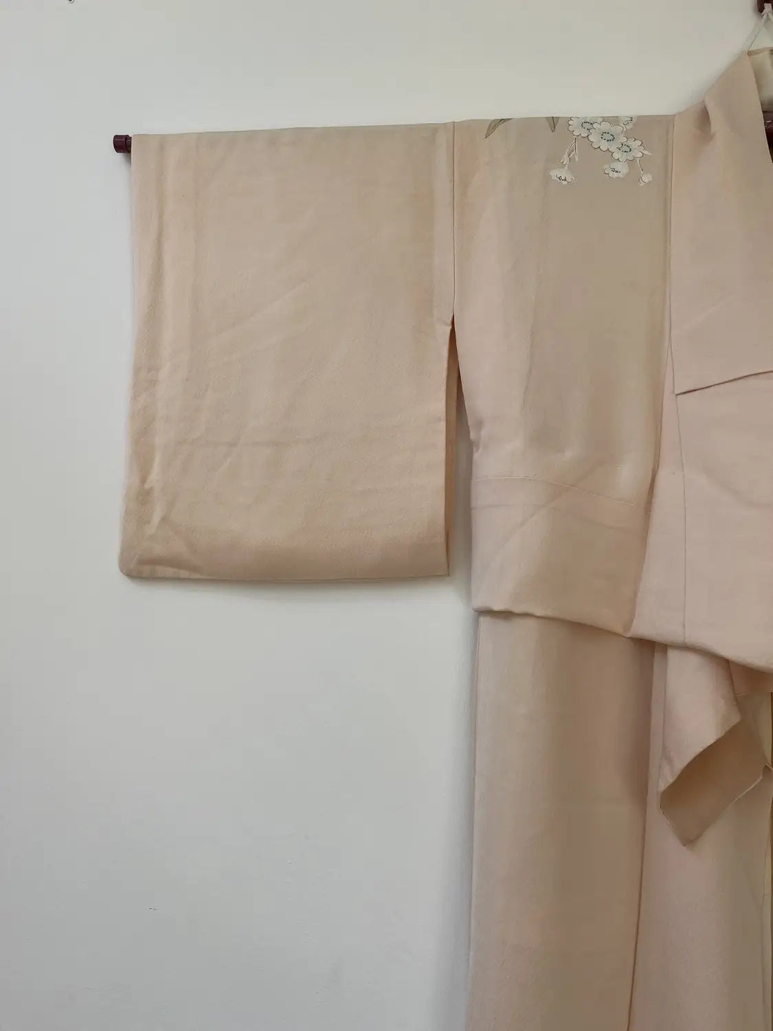 Vintage  homongi kimono - White Cream Yuzen flower - Hallelujah original arrange