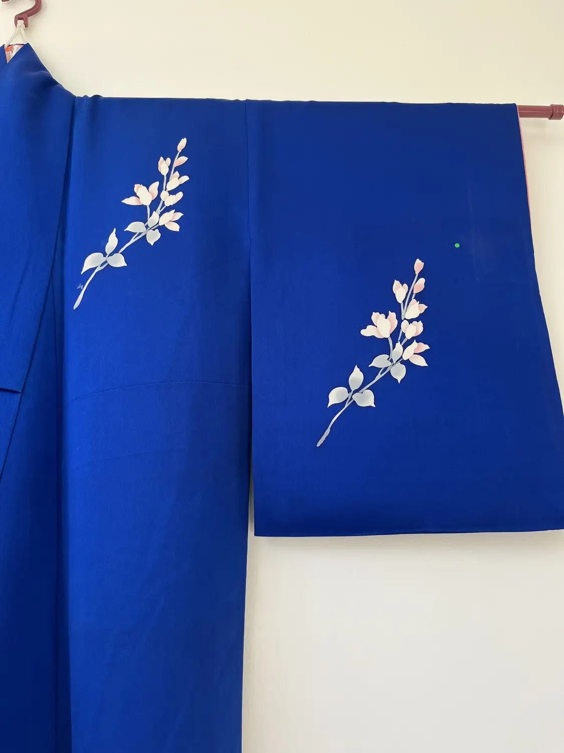 Vintage  homongi kimono - Blue  Blooming in the Field -