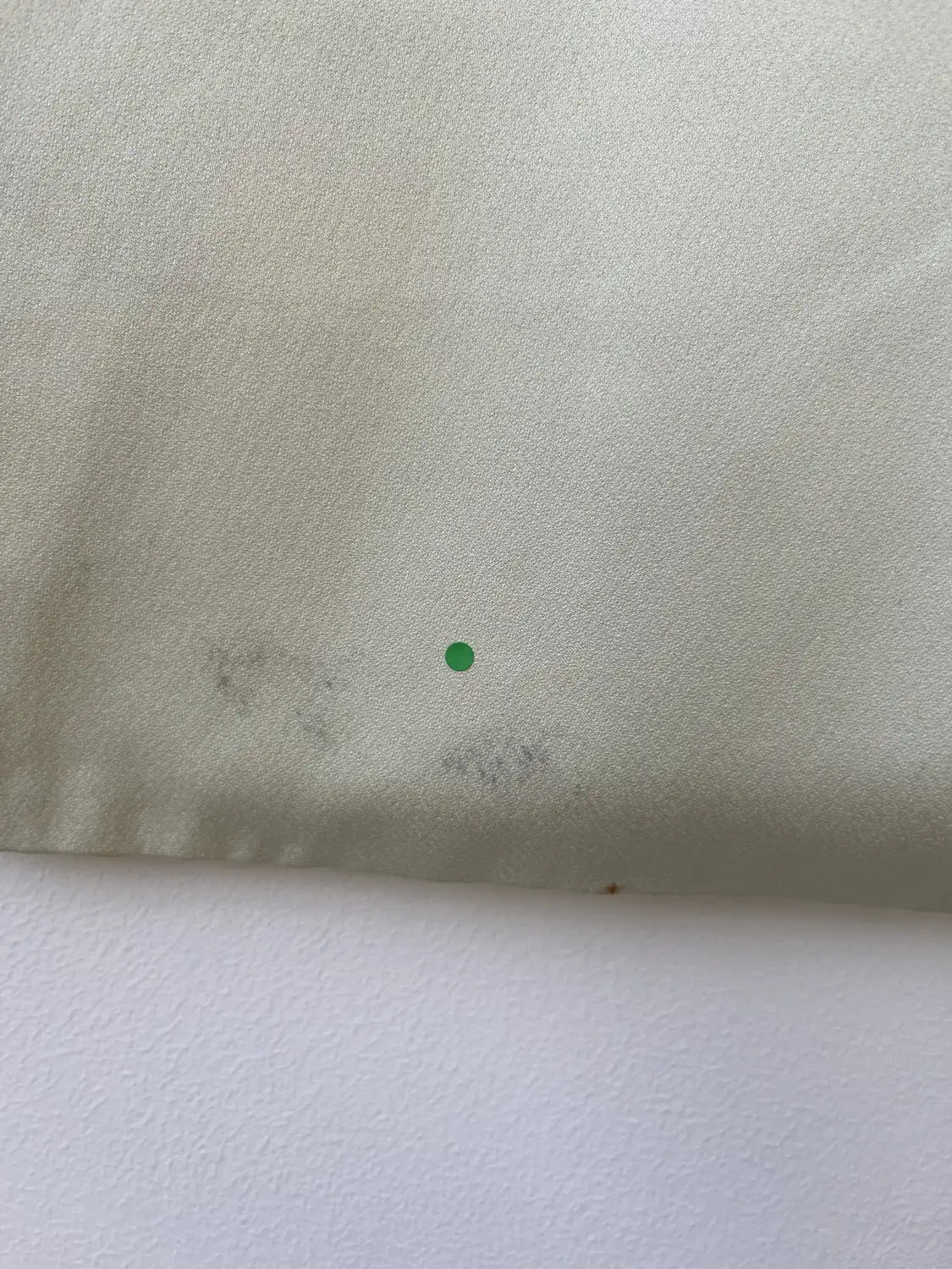 Furisode vintage - Flux de fleurs blanc-vert -