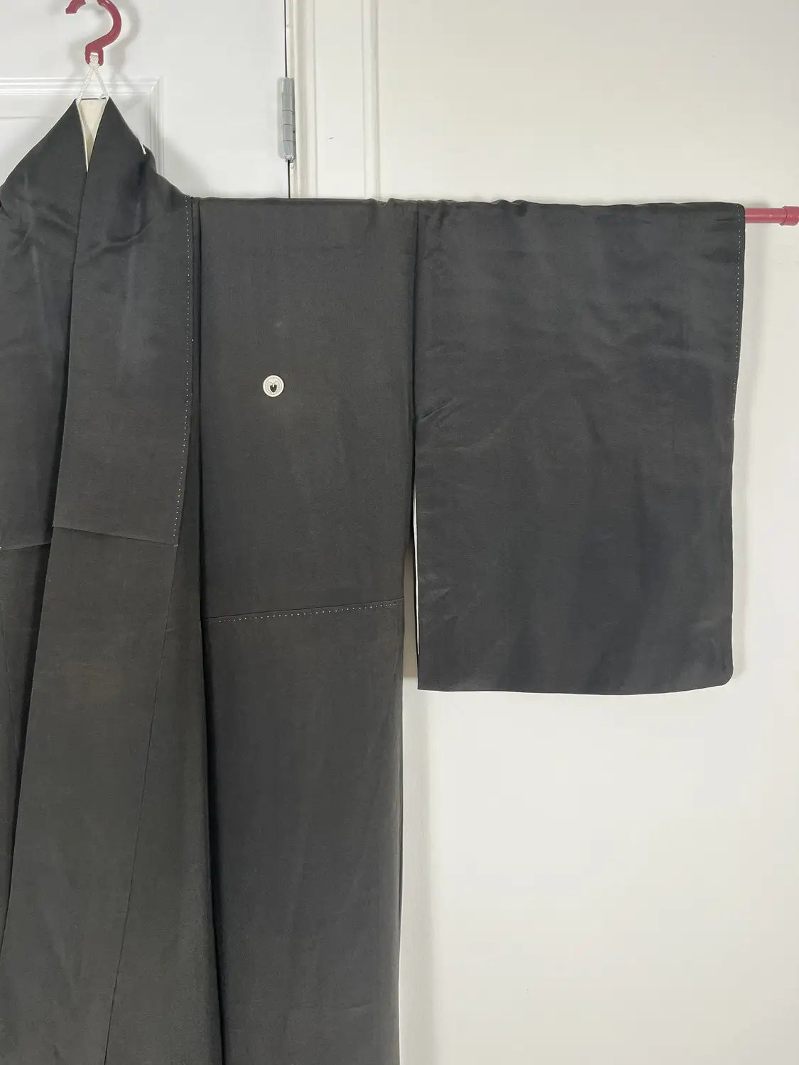 Vintage black tomesode - The Embroidered Scent Box -