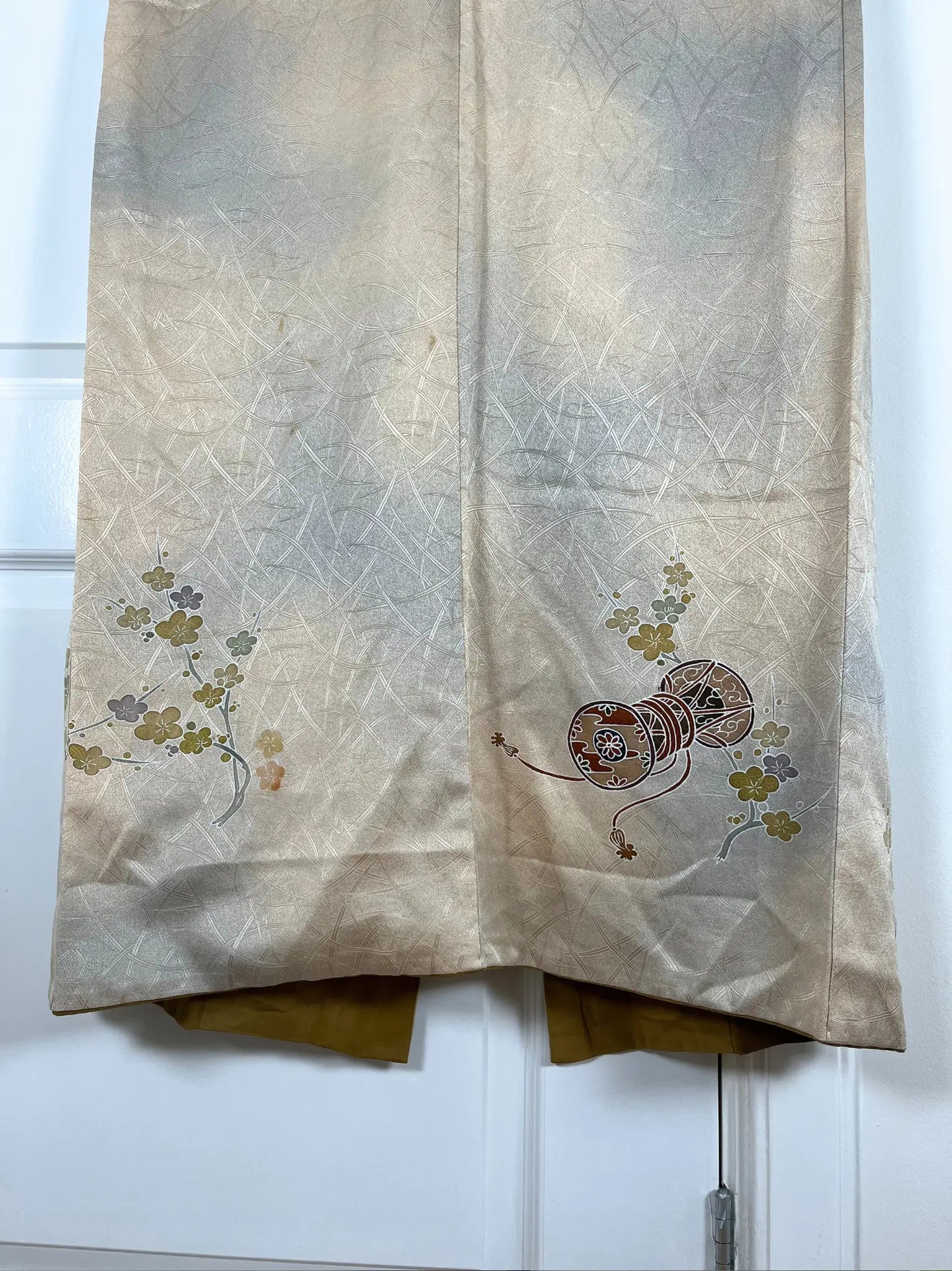Vintage homongi kimono - Gold Tsuzumi - Hallelujah original arrange