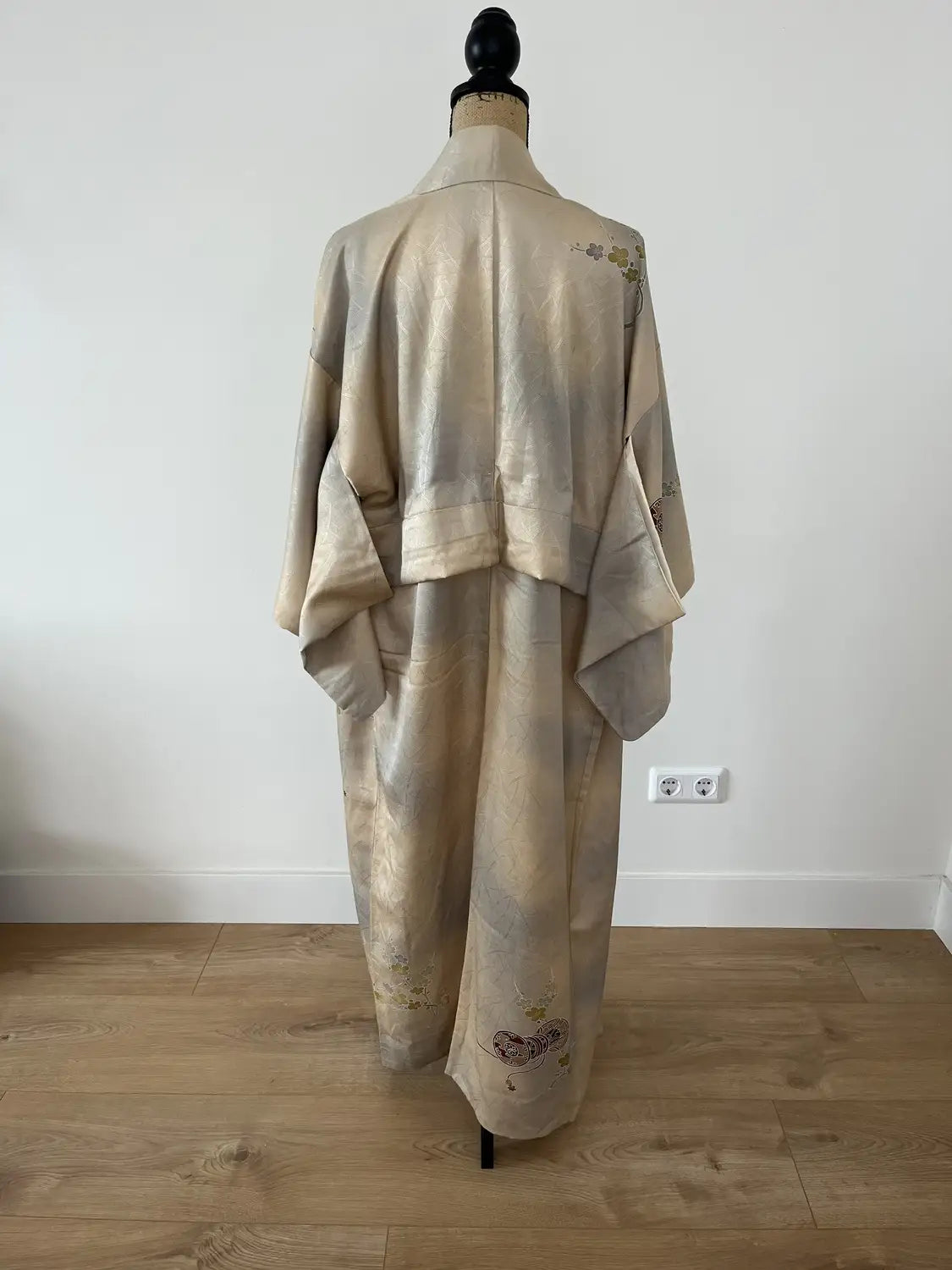 Vintage homongi kimono - Gold Tsuzumi - Hallelujah original arrange