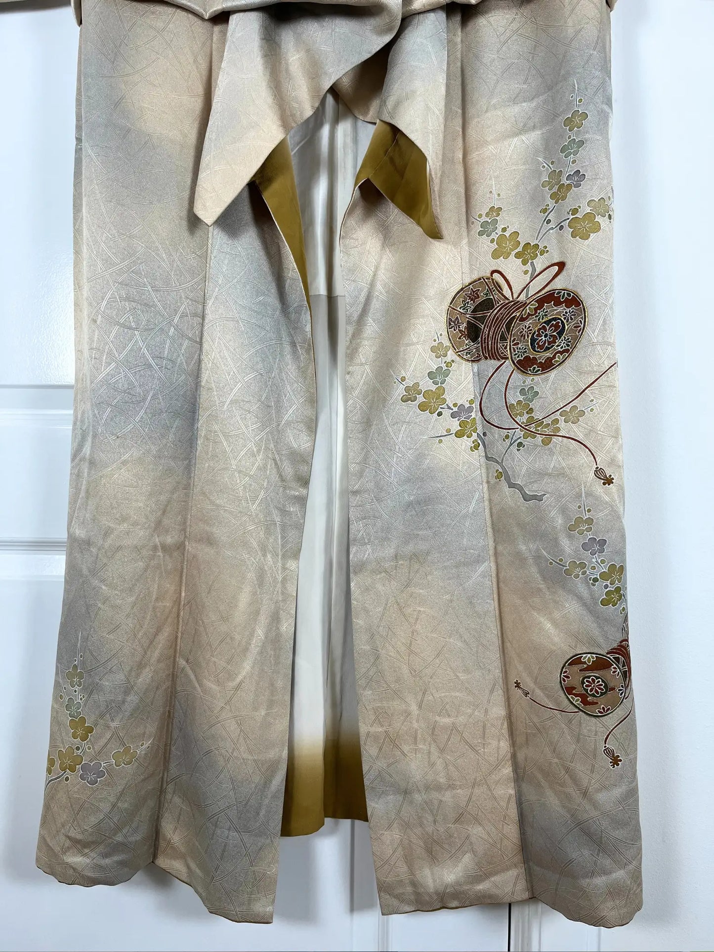 Vintage homongi kimono - Gold Tsuzumi - Hallelujah original arrange