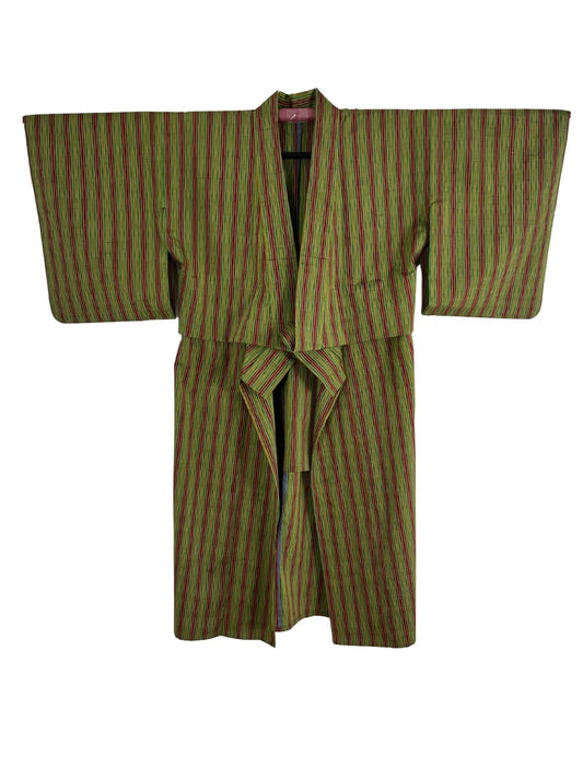 kimono tsumugi vintage - Matcha & Azuki- Hallelujah arrangement original