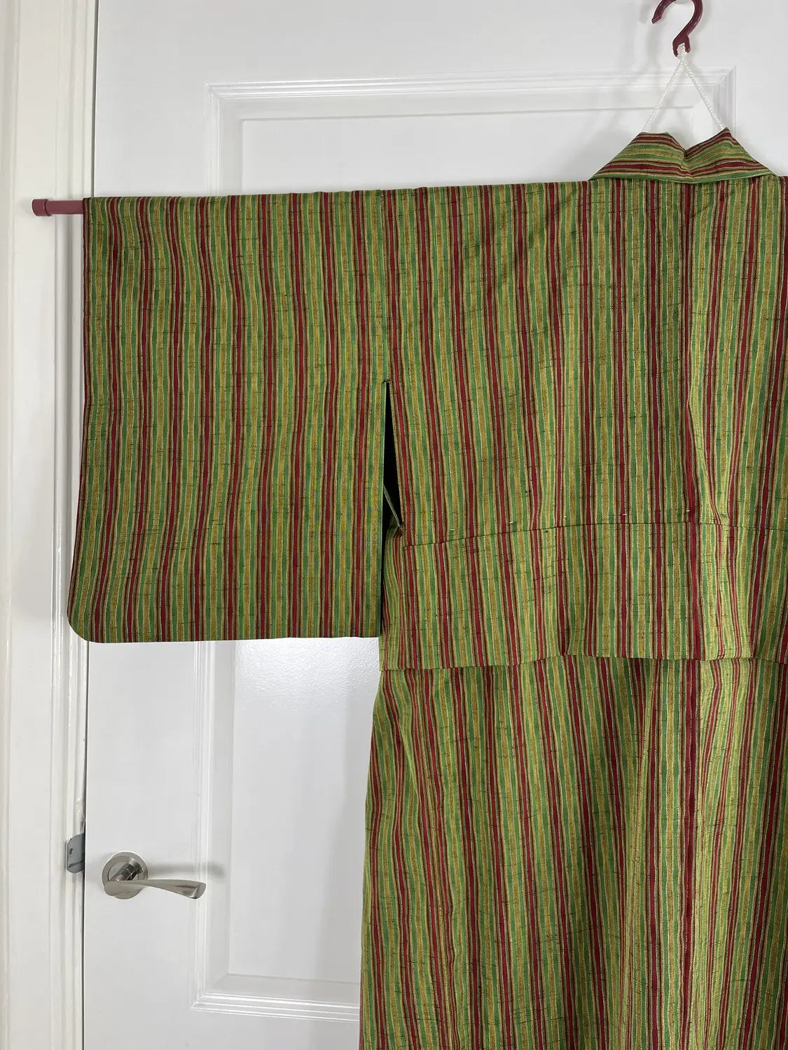 Vintage tsumugi kimono - Matcha & Azuki- Hallelujah origineel arrangement