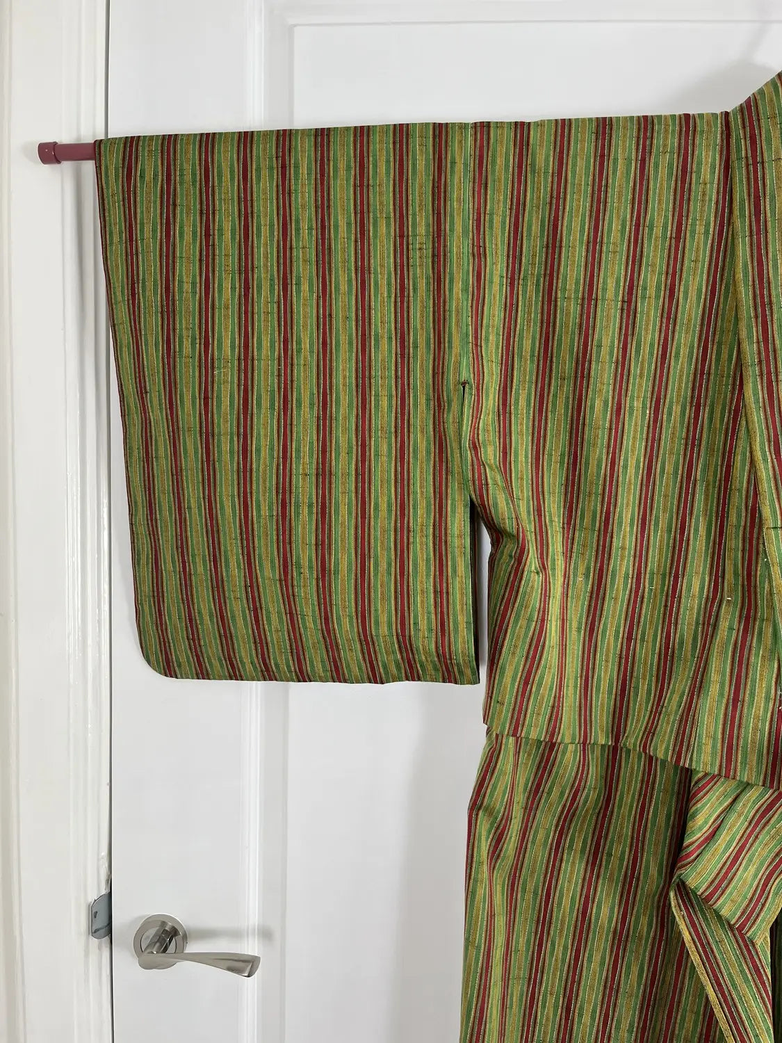 Vintage tsumugi kimono - Matcha & Azuki- Hallelujah origineel arrangement