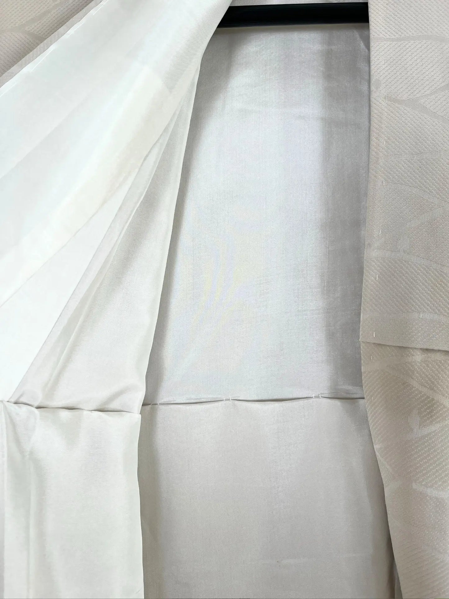 Vintage Homongi kimono - Wabi-sabi Japanese Waterside landscape - Hallelujah original arrange