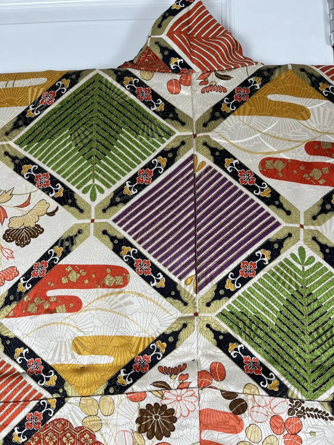 Vintage Furisode - Auspicious Diamond Motif - Hallelujah original arrange