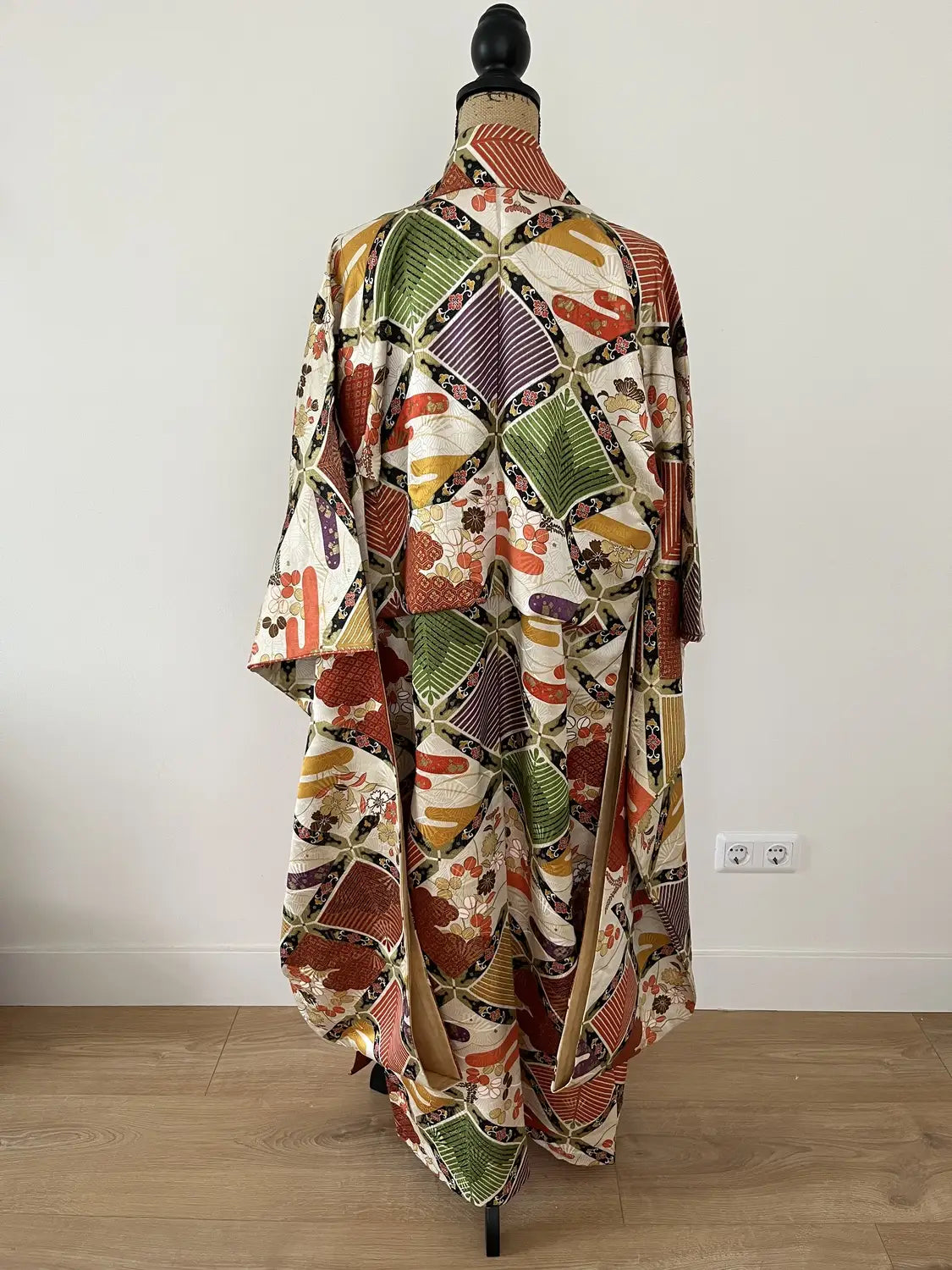 Vintage Furisode - Auspicious Diamond Motif - Hallelujah original arrange