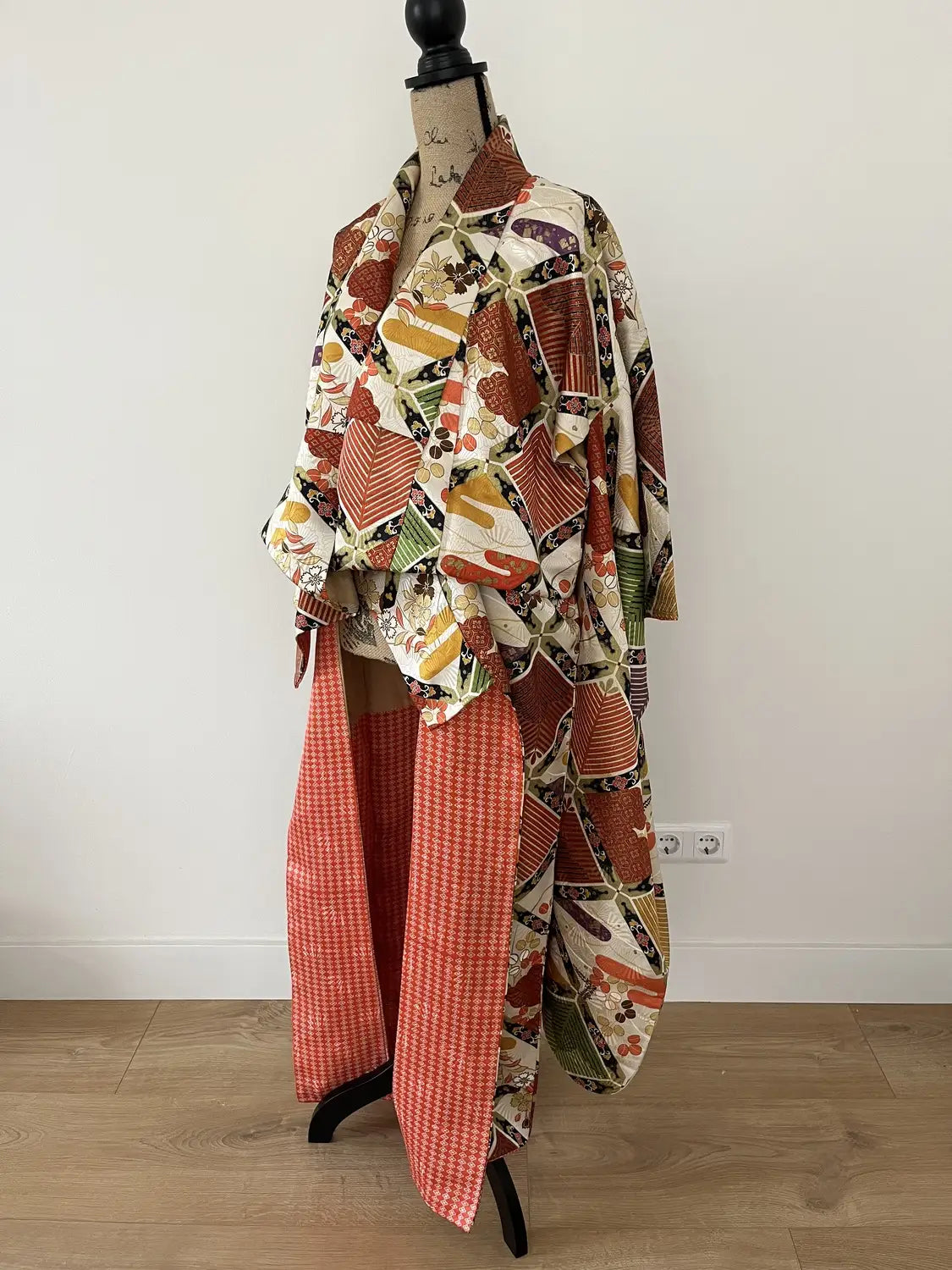 Vintage Furisode - Auspicious Diamond Motif - Hallelujah original arrange