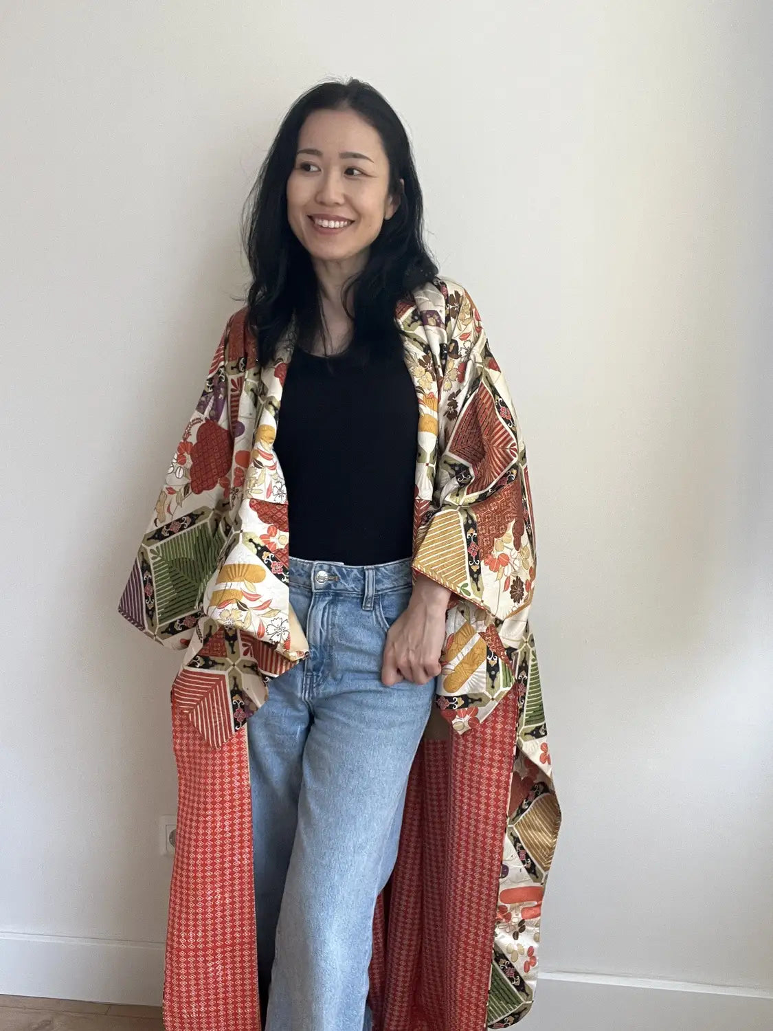 Vintage Furisode - Auspicious Diamond Motif - Hallelujah original arrange