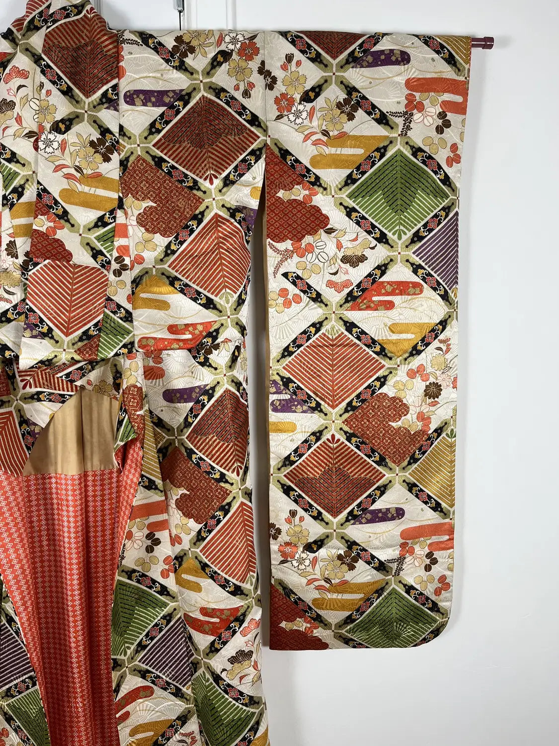 Vintage Furisode - Auspicious Diamond Motif - Hallelujah original arrange