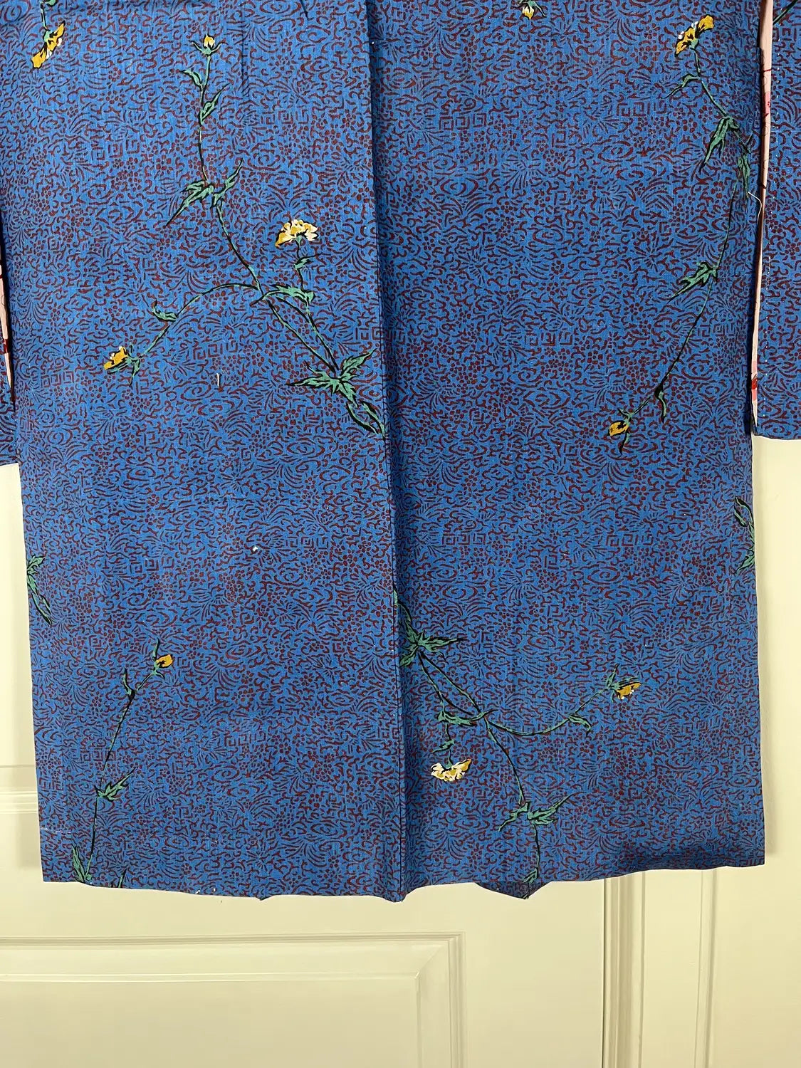 Vintage Color Haori - Blue Floral Extravaganza -