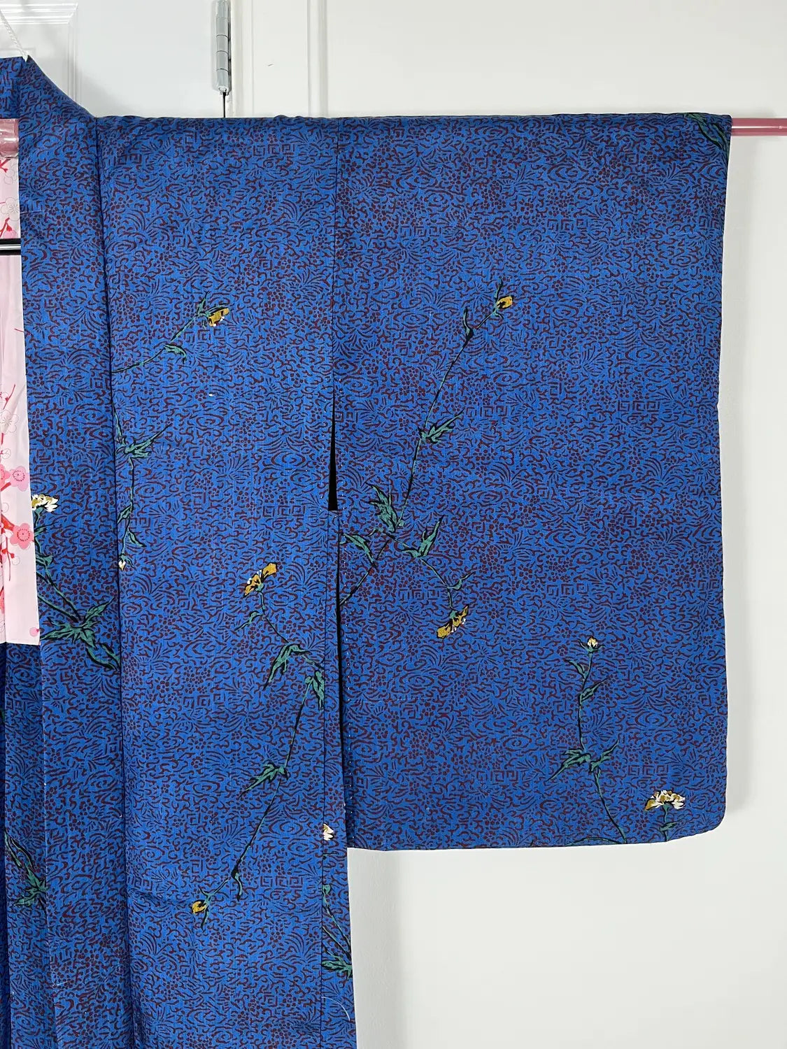 Vintage Color Haori - Blue Floral Extravaganza -