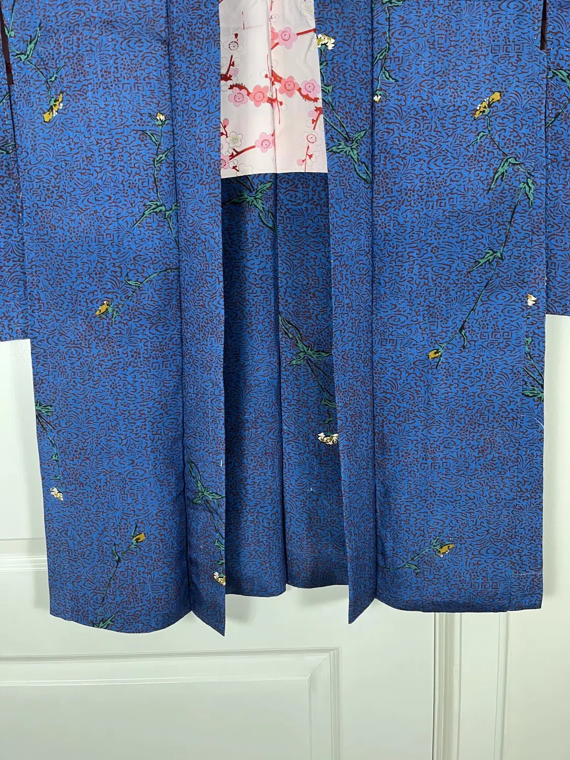 Vintage Color Haori - Blue Floral Extravaganza -