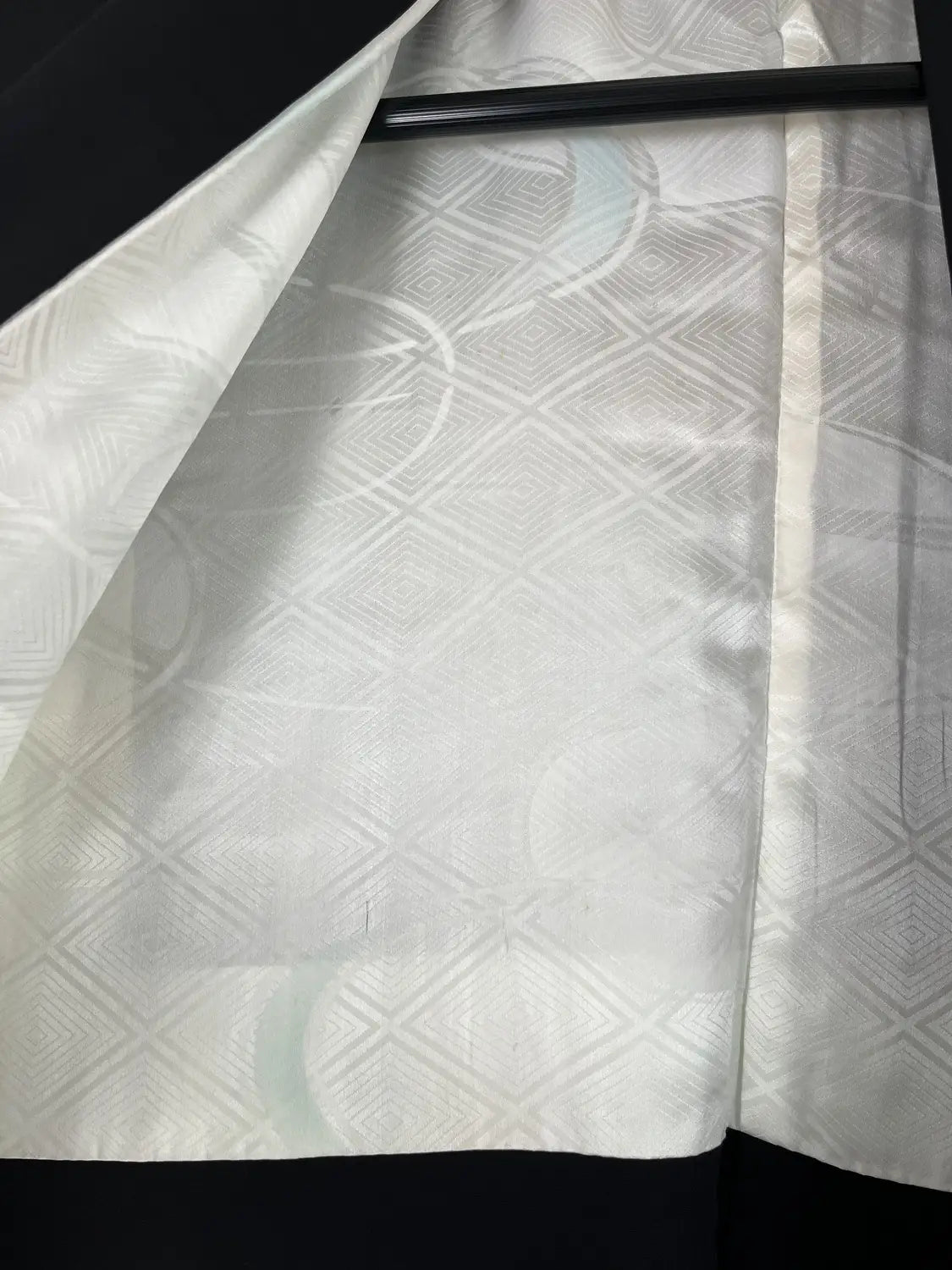 Vintage Black Haori - Graceful Petals -