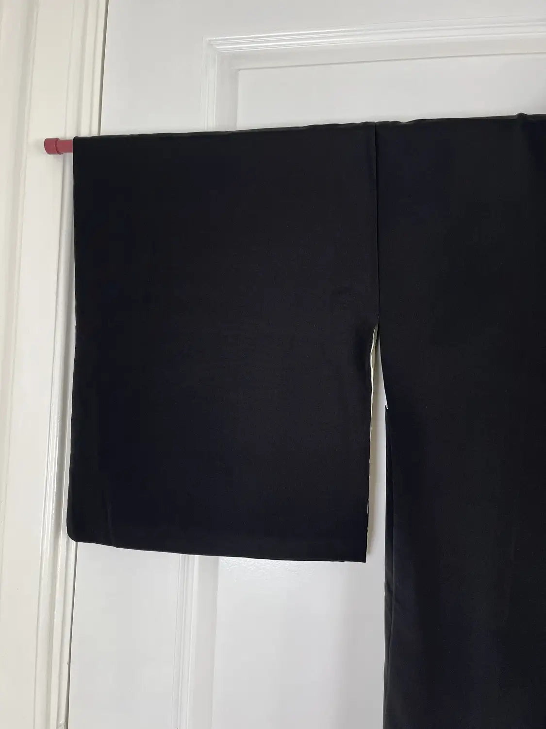 Vintage Black Haori - Graceful Petals -